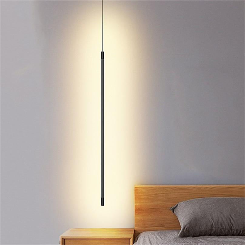 Erix Suspension linéaire Noir. Chambre à Coucher - Neutralighting