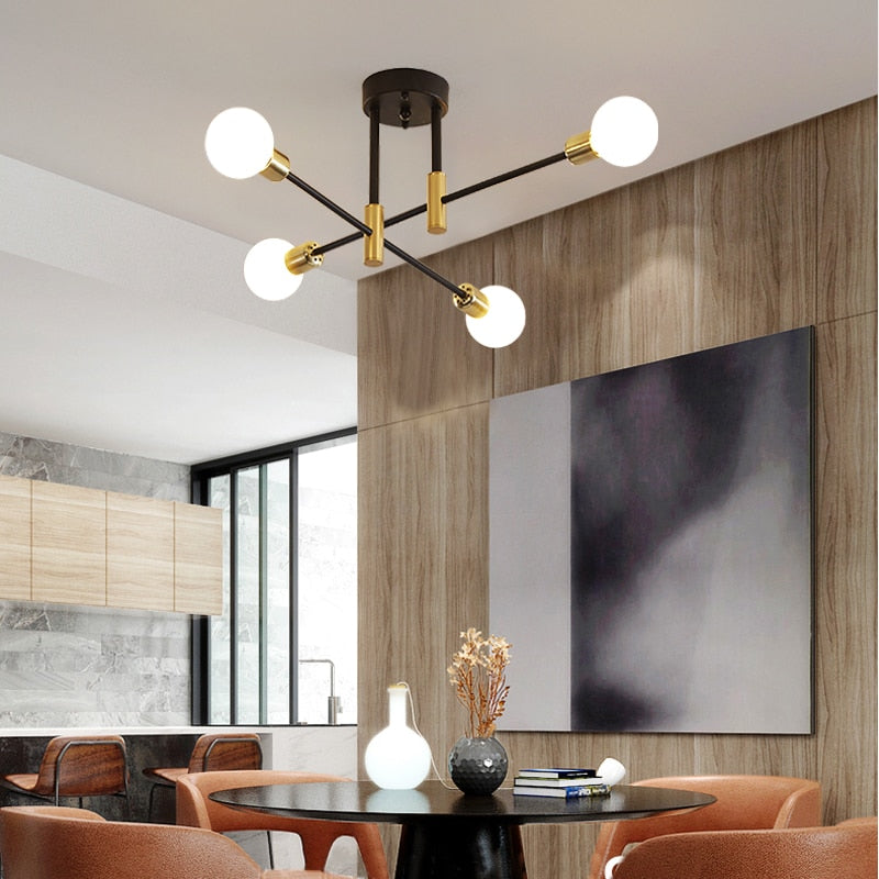 Lindsy Lustre Métal Design Moderne. Plusieurs Ampoules - Neutralighting