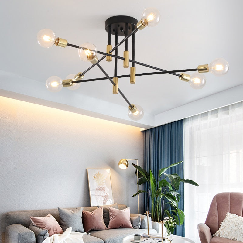 Lindsy Lustre Métal Design Moderne. Plusieurs Ampoules - Neutralighting