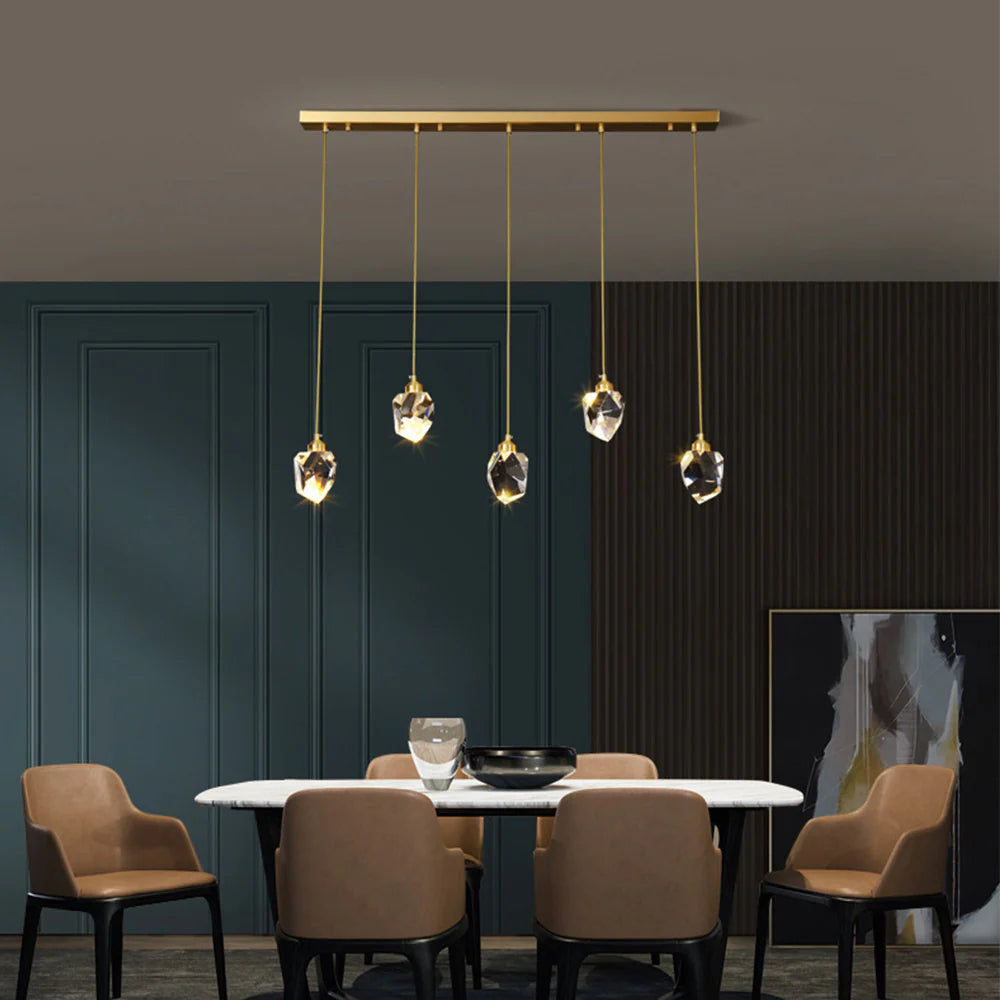 Kristy Suspension Métal Cristal Chambre à Coucher Salon - Neutralighting