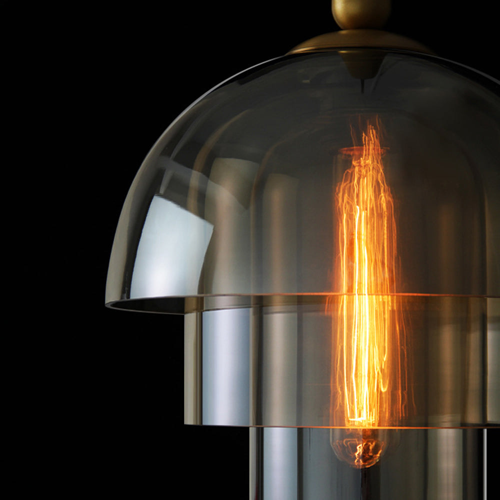 Valentina Moderne Métal Verre Suspension Salon Chambre à Coucher