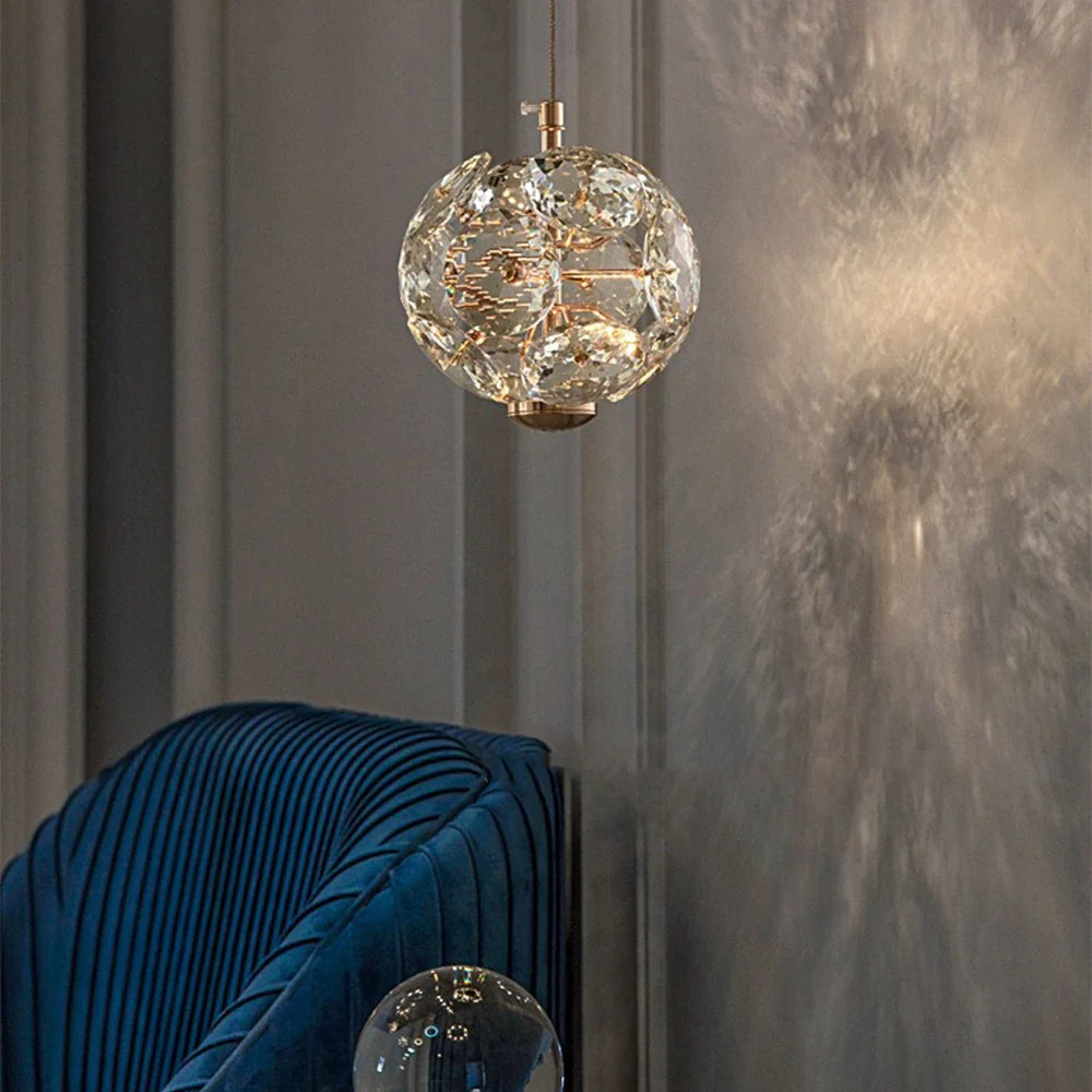 Kristy Luxe LED Suspension Cristal Salon - Neutralighting