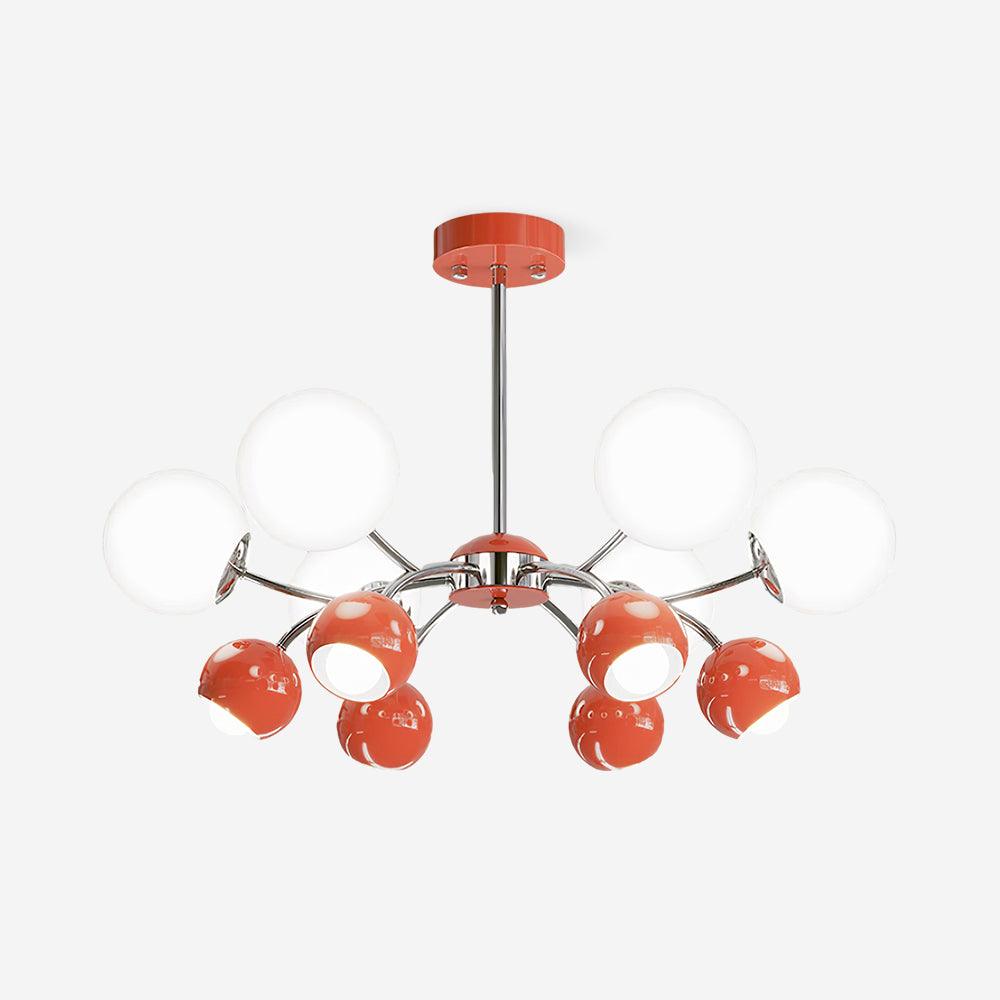 Lumi Chandelier Minimaliste en Verre - Neutralighting