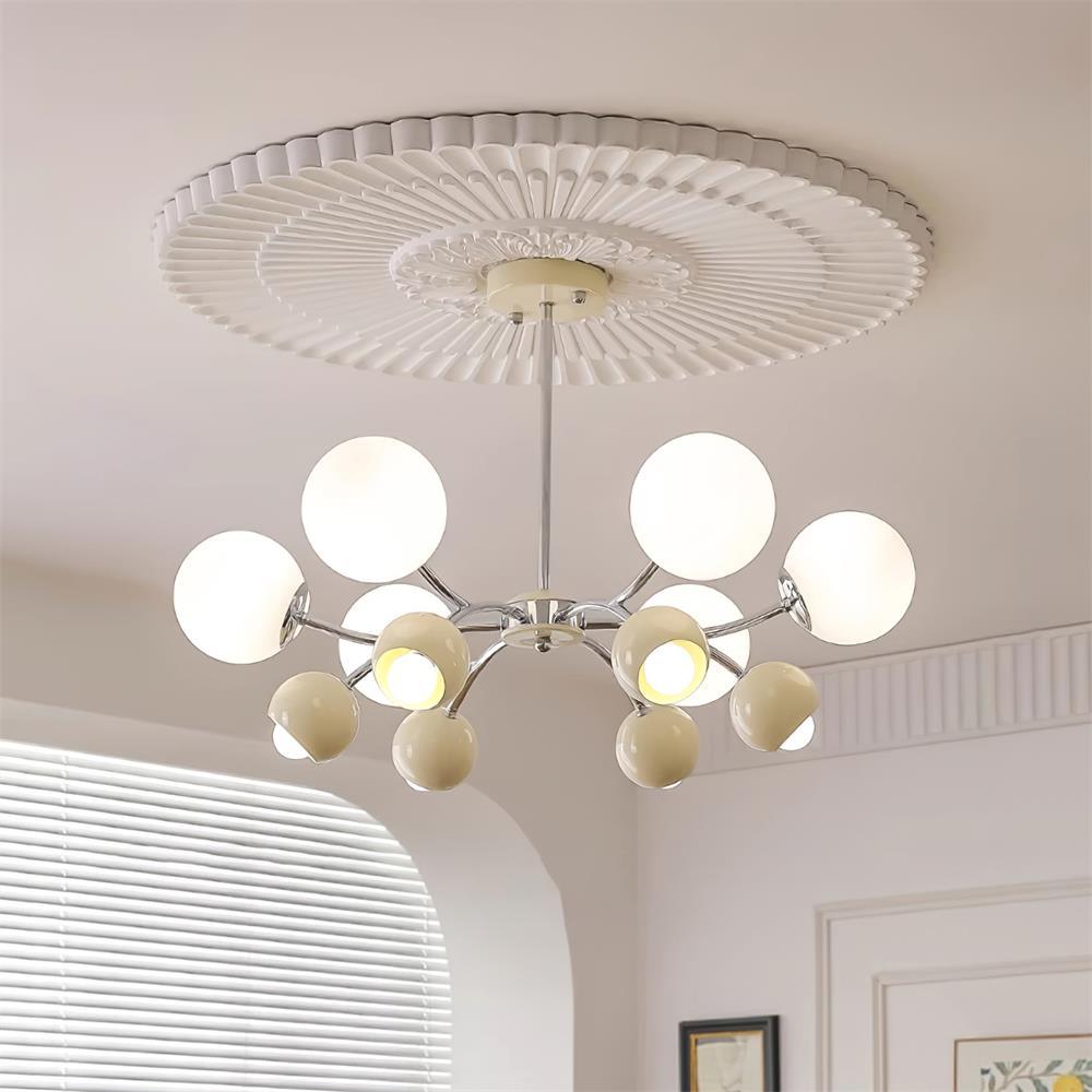 Lumi Chandelier Minimaliste en Verre - Neutralighting