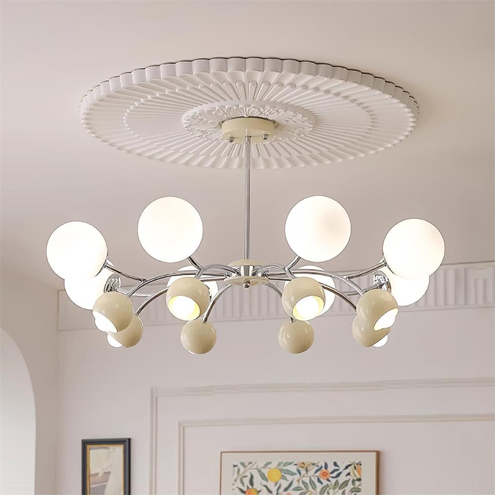 Lumi Chandelier Minimaliste en Verre - Neutralighting