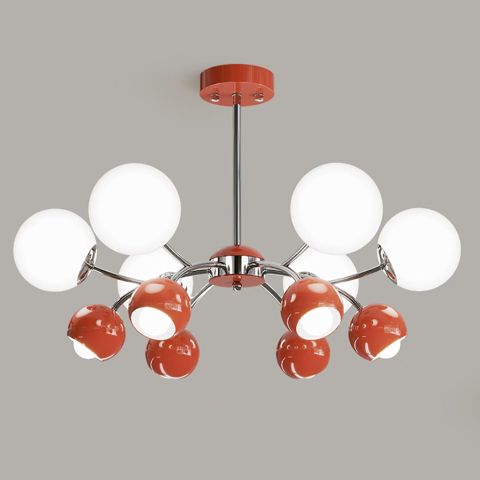Lumi Chandelier Minimaliste en Verre - Neutralighting