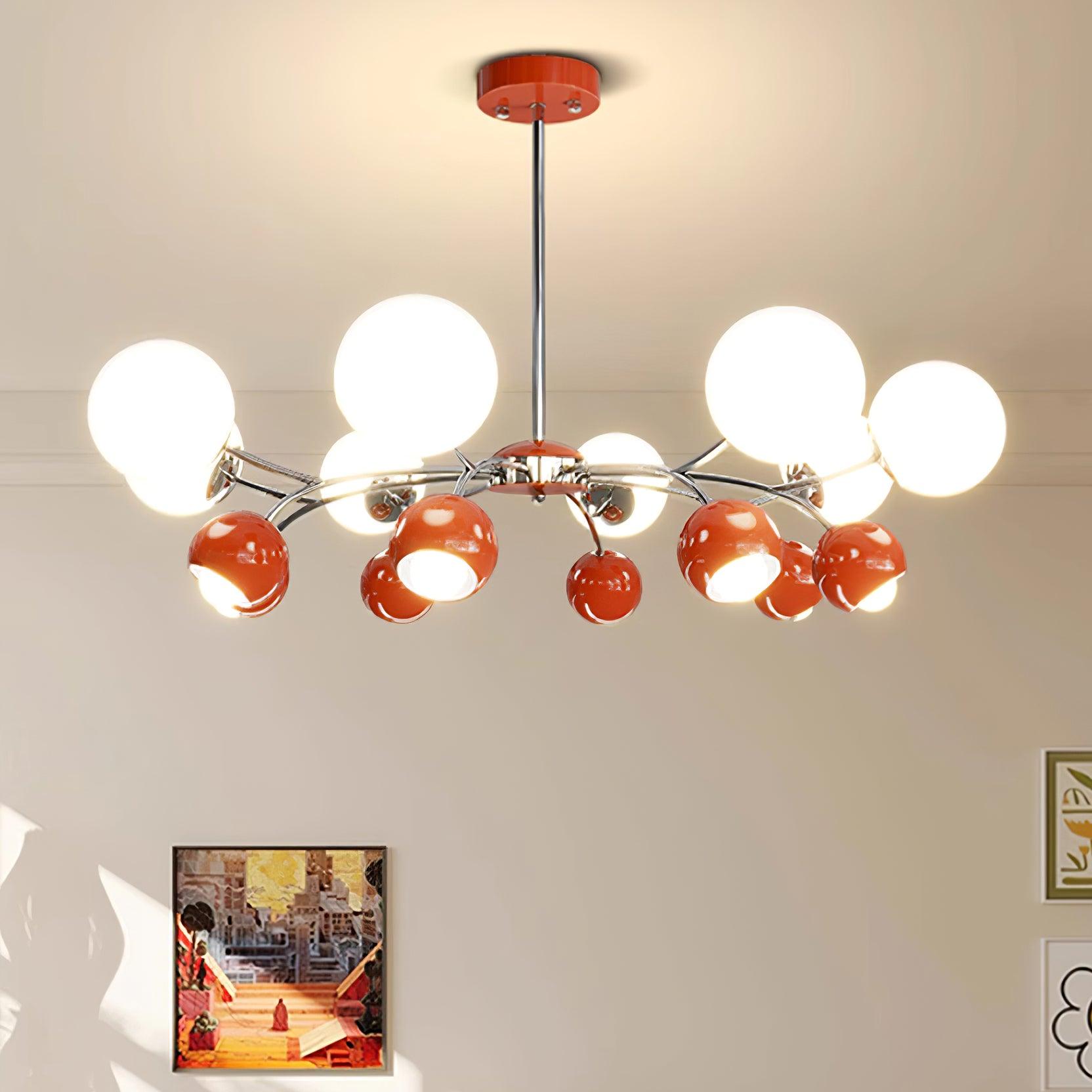 Lumi Chandelier Minimaliste en Verre - Neutralighting