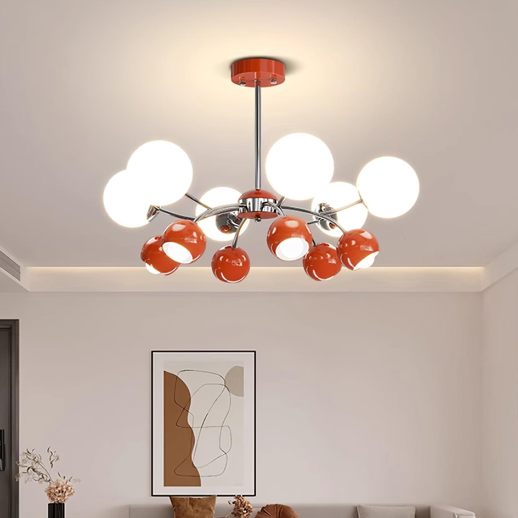 Lumi Chandelier Minimaliste en Verre - Neutralighting