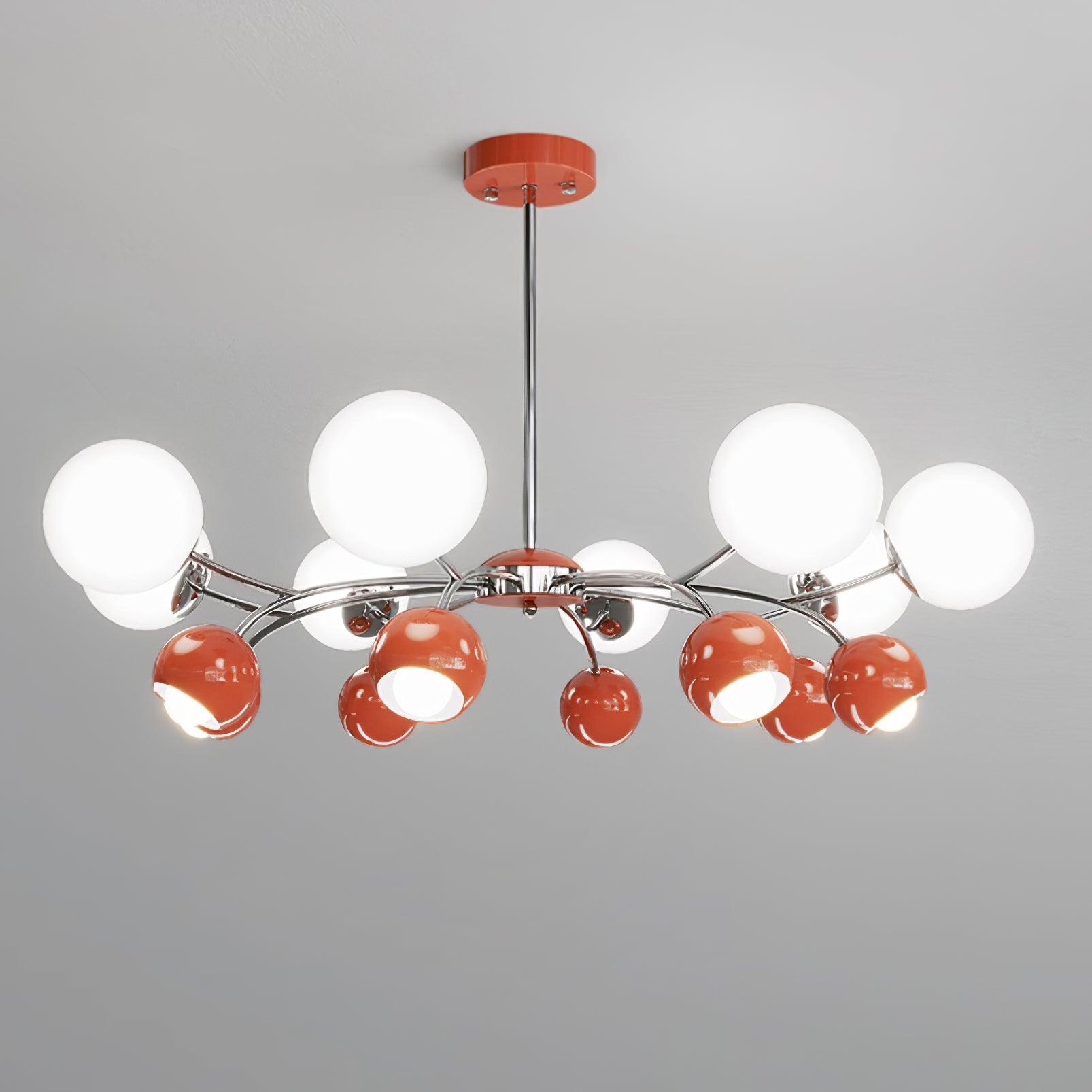 Lumi Chandelier Minimaliste en Verre - Neutralighting