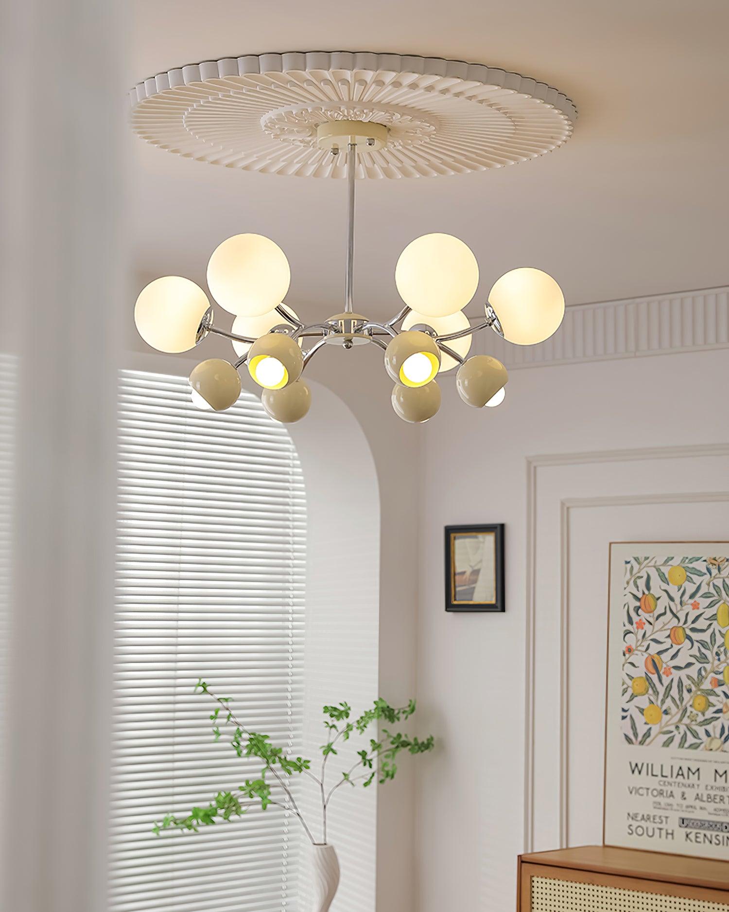 Lumi Chandelier Minimaliste en Verre - Neutralighting