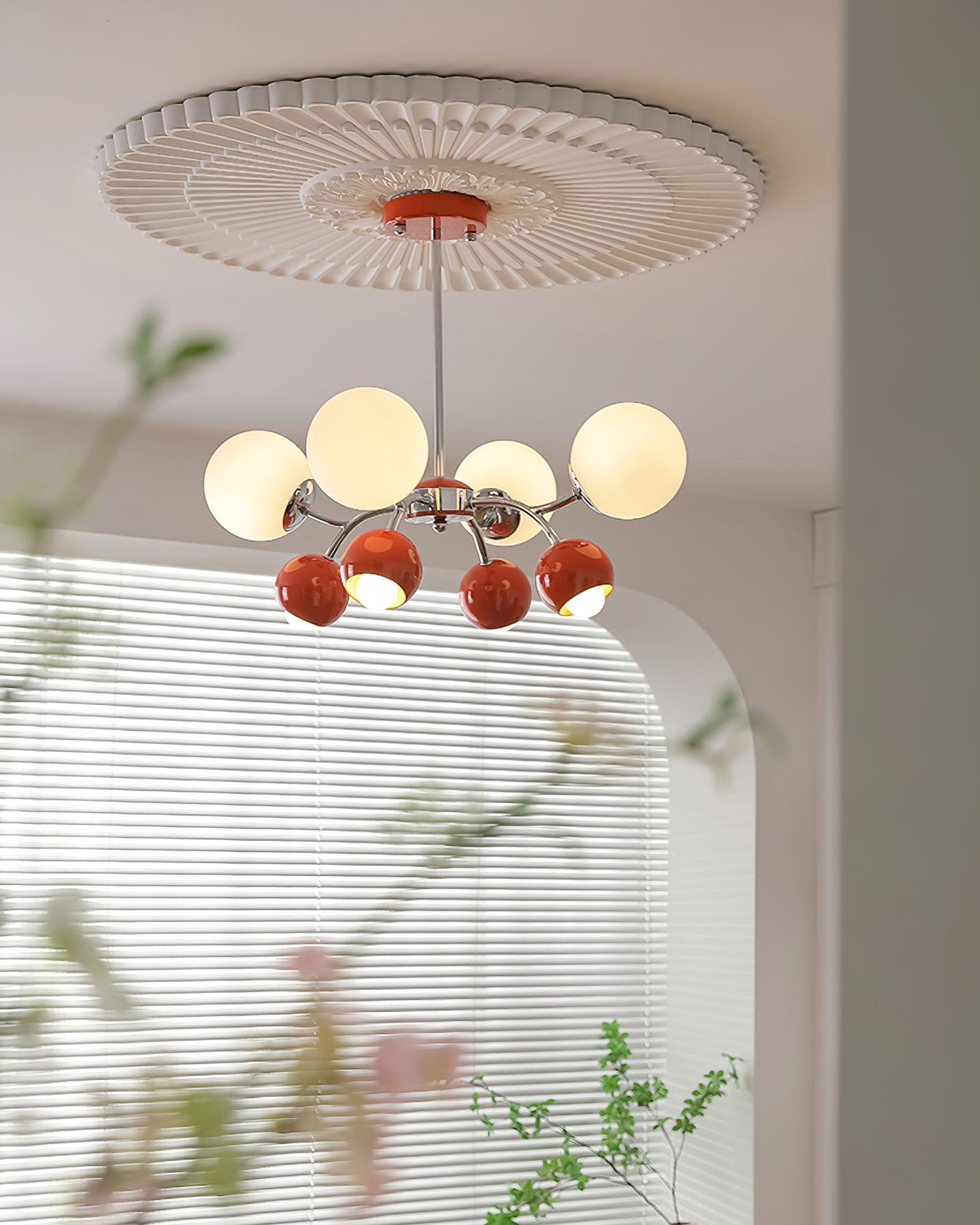 Lumi Chandelier Minimaliste en Verre - Neutralighting