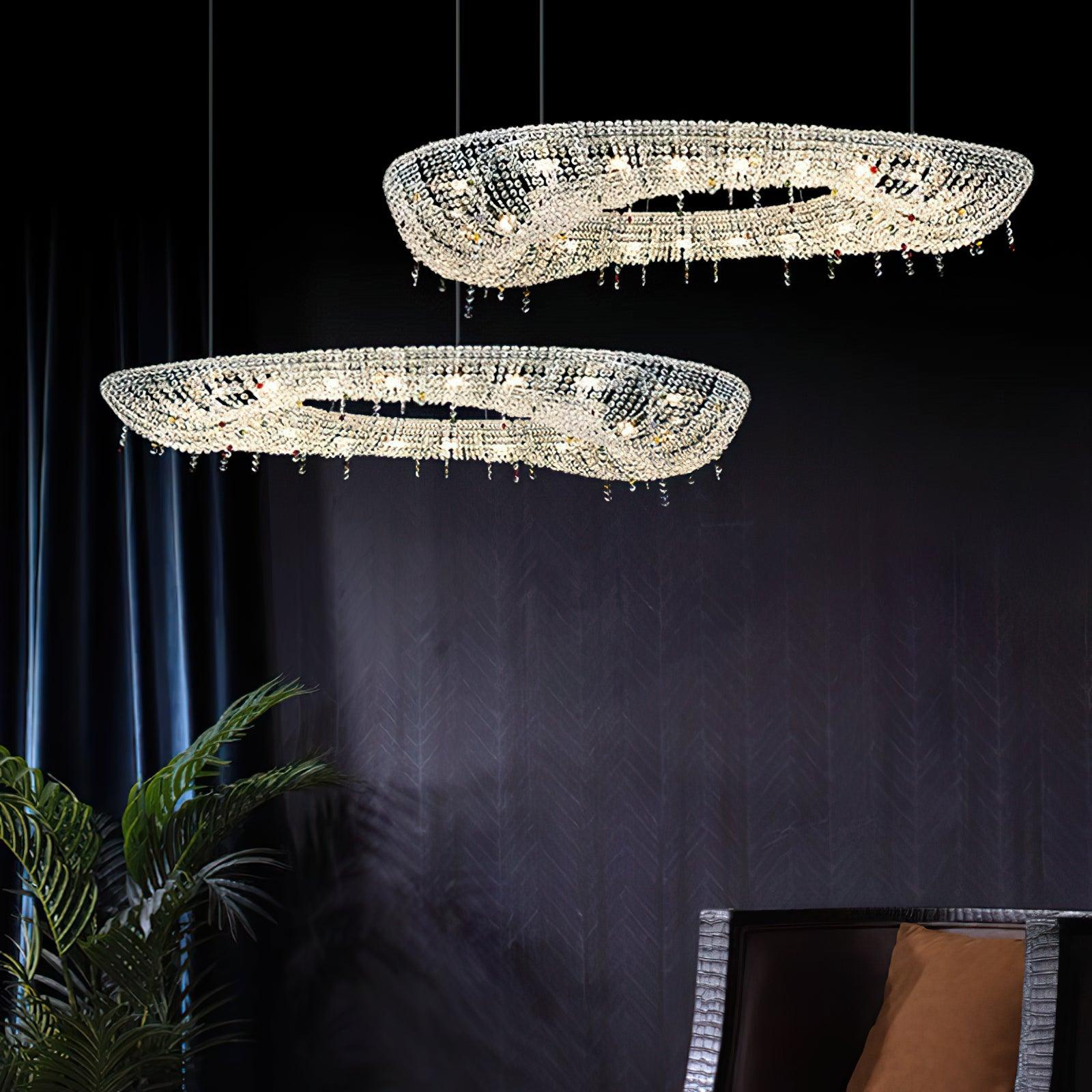 Aeliora Orné Crystal Suspension Lumière - Neutralighting