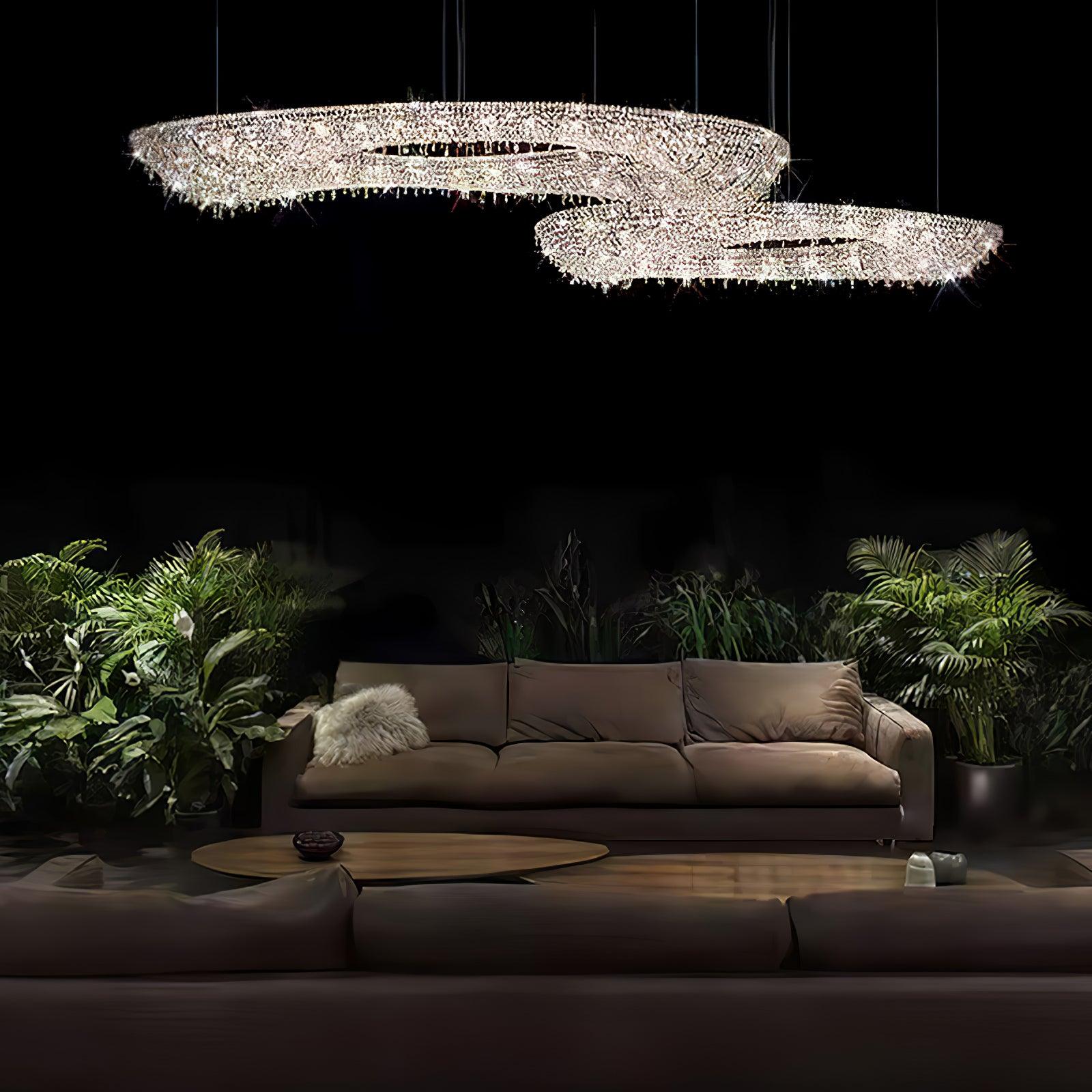 Aeliora Orné Crystal Suspension Lumière - Neutralighting