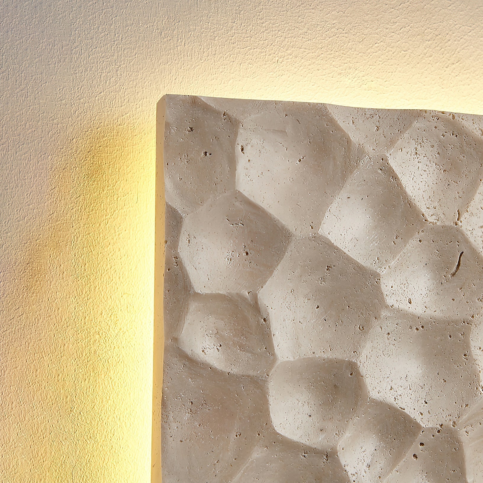 Vedoreth Individual Creativity Panel Travertine Sconce Wall Lamp - Lamp Copper