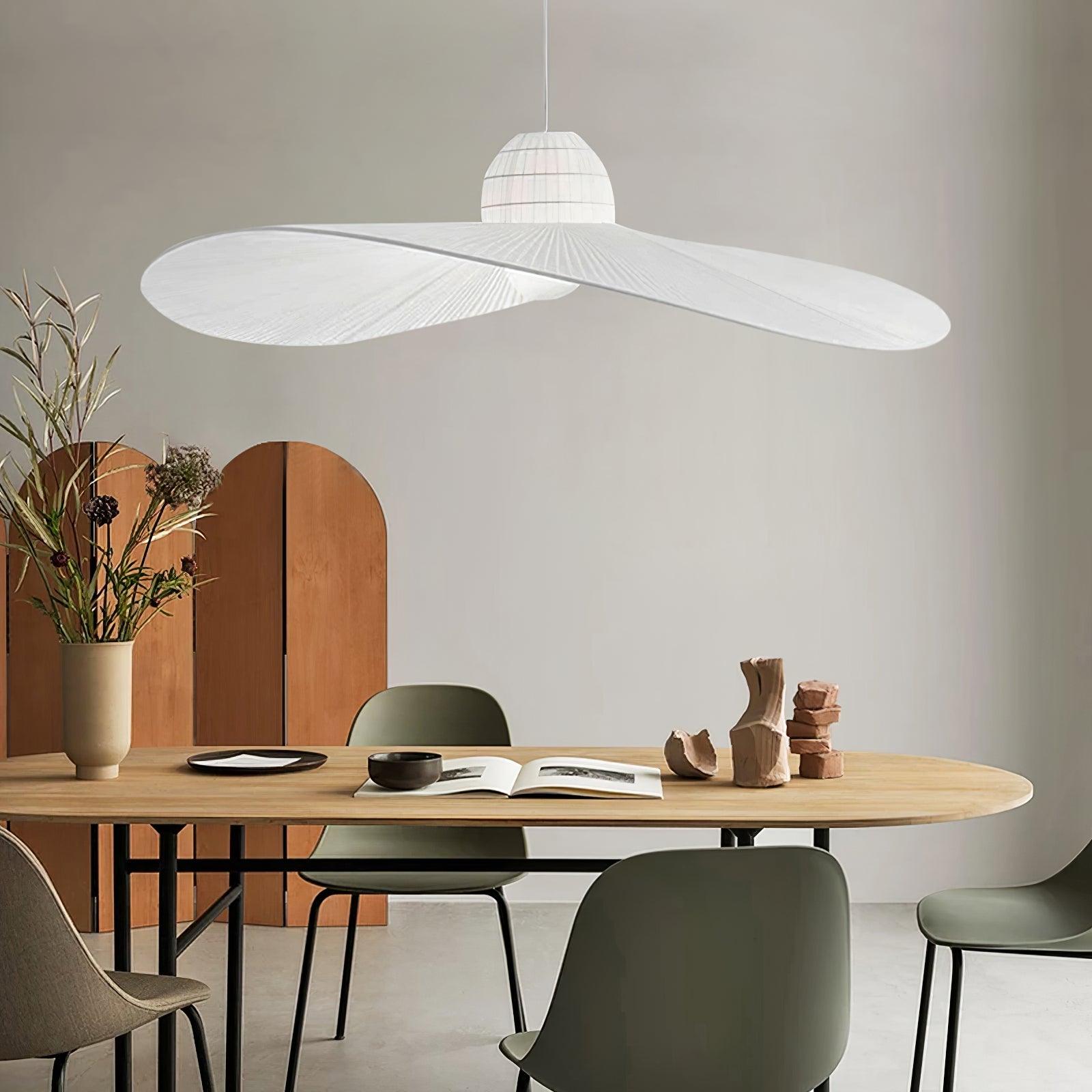 Moire Hat Lampe Pendante Tissu Plissé Moderne - Neutralighting
