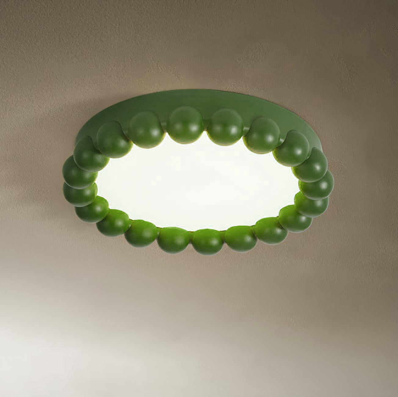 Solara Plafonnier Résine Bulle Rond Ludique Doux - Neutralighting