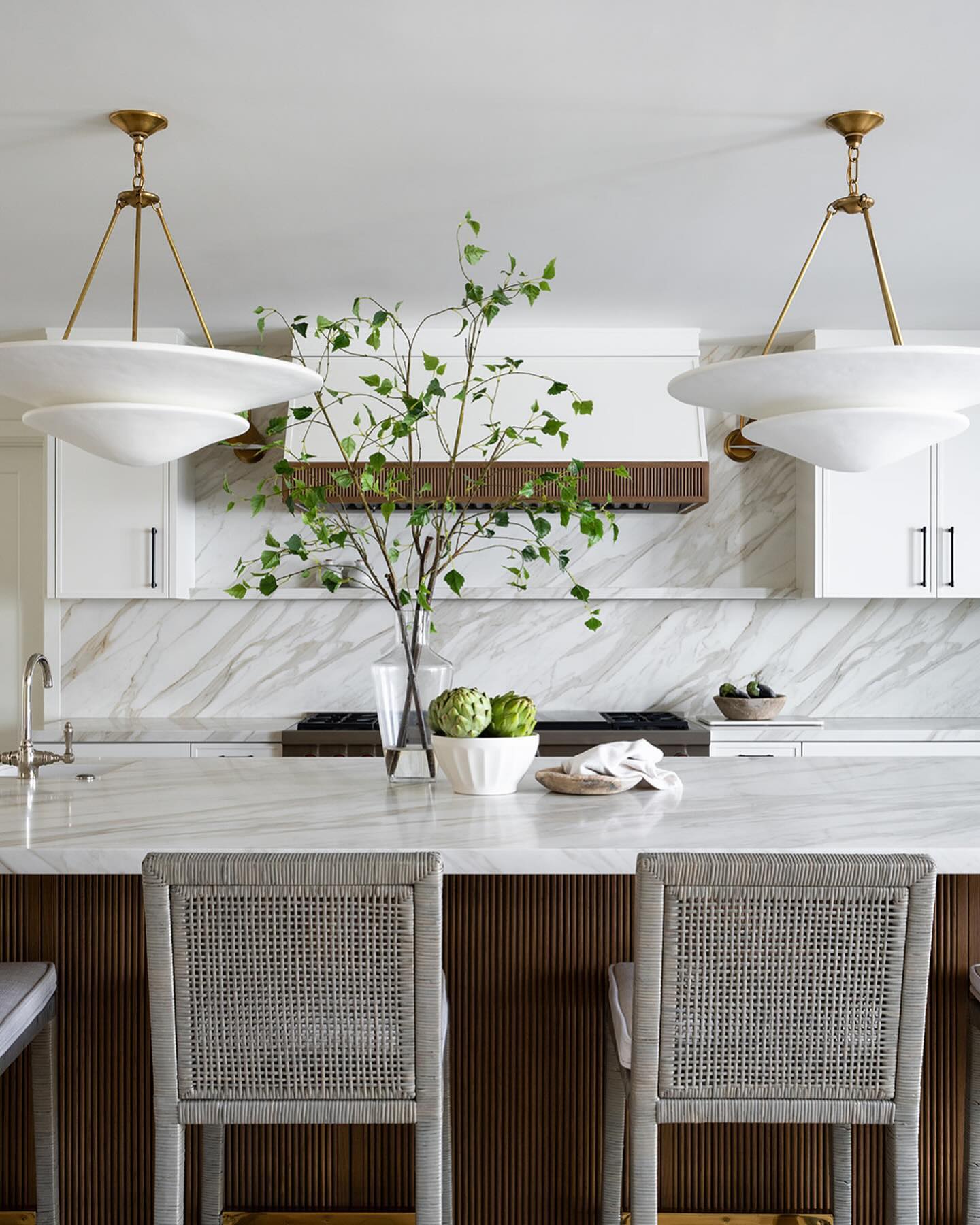 Mollino Chandelier Gypsum Sculptural Suspended - Letslighting