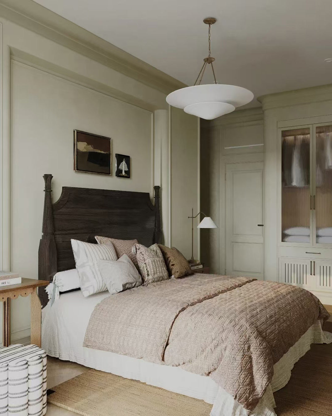 Mollino Chandelier Gypsum Sculptural Suspended - Letslighting