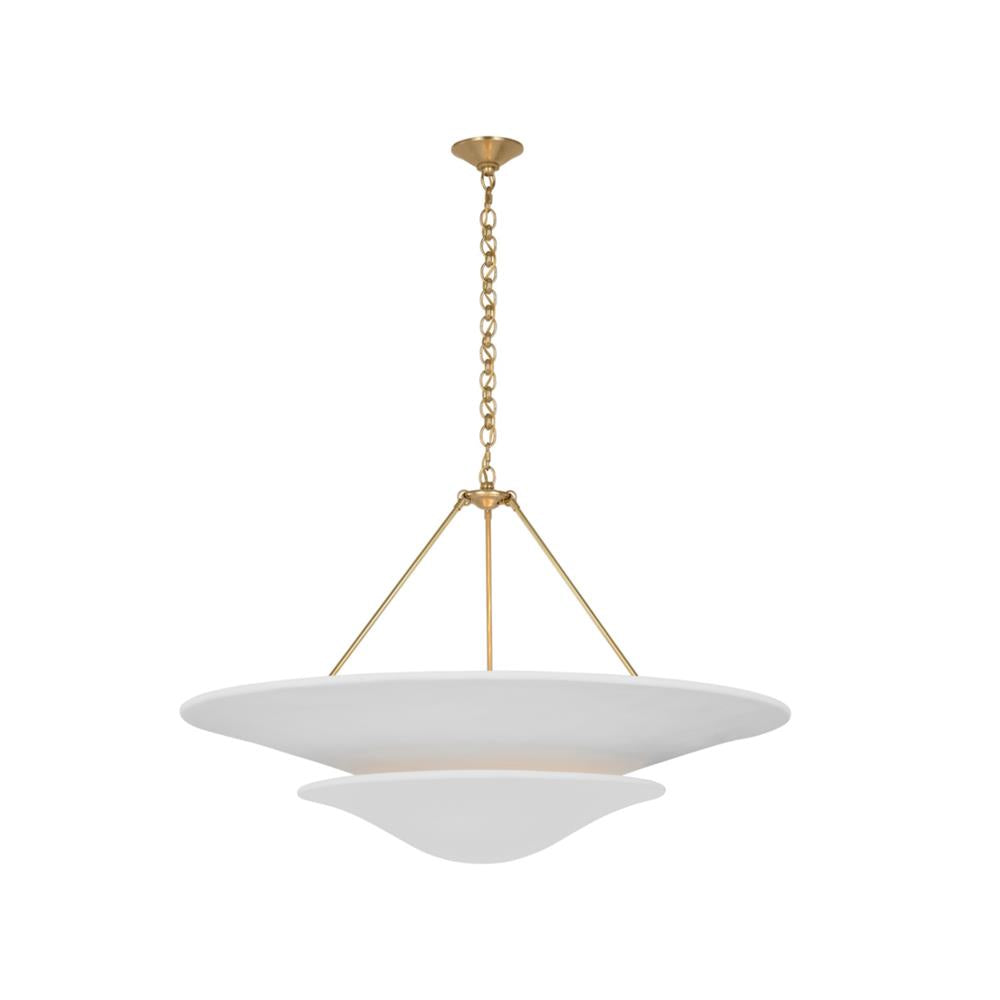 Mollino Chandelier Gypsum Sculptural Suspended - Letslighting
