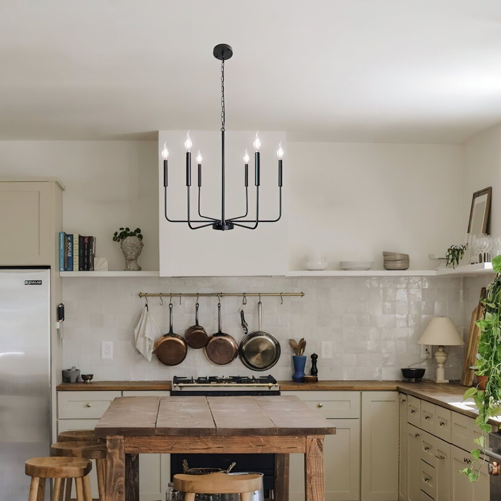 Lustra Lustre Bougie Bras Moderne - Neutralighting