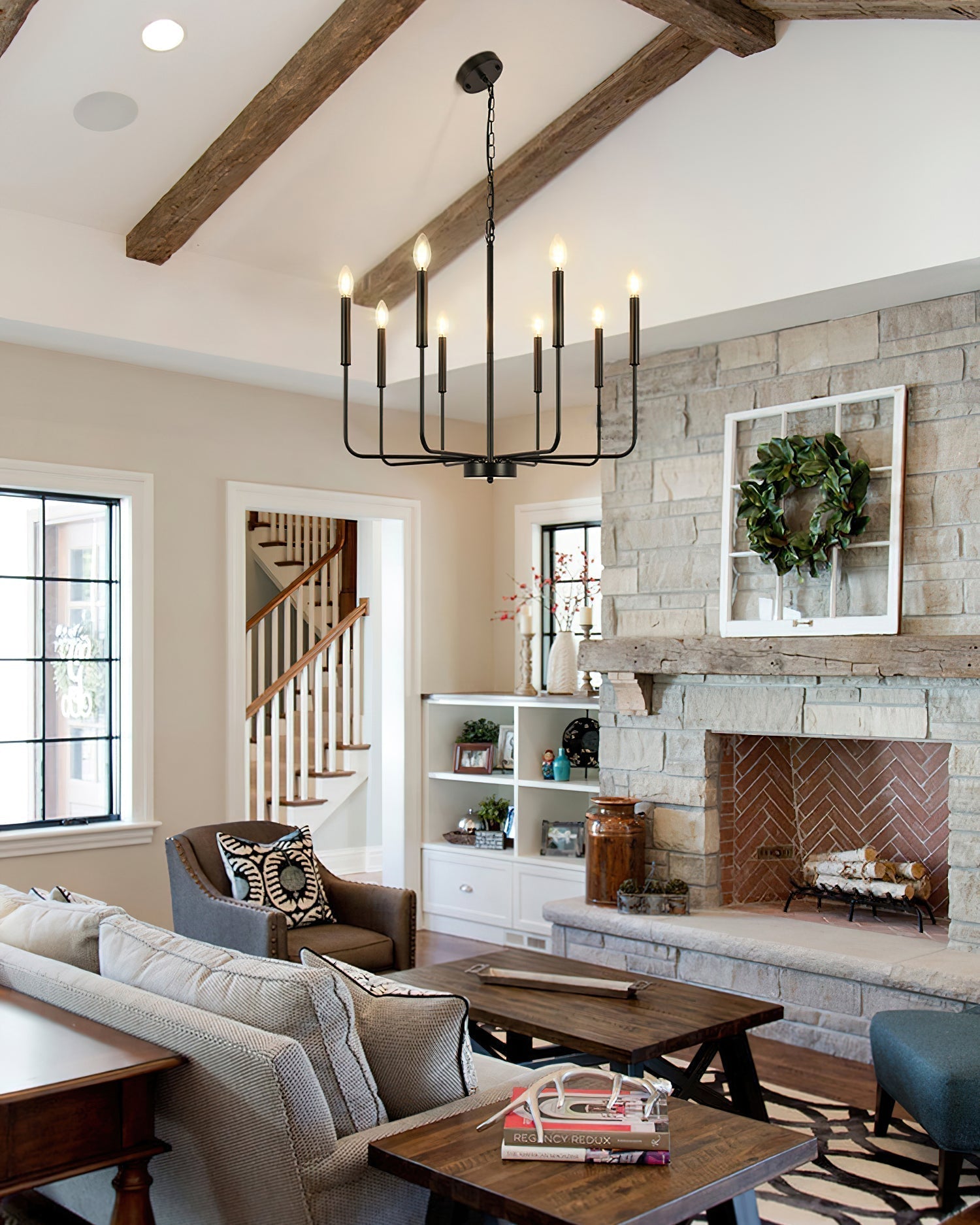 Lustra Lustre Bougie Bras Moderne - Neutralighting