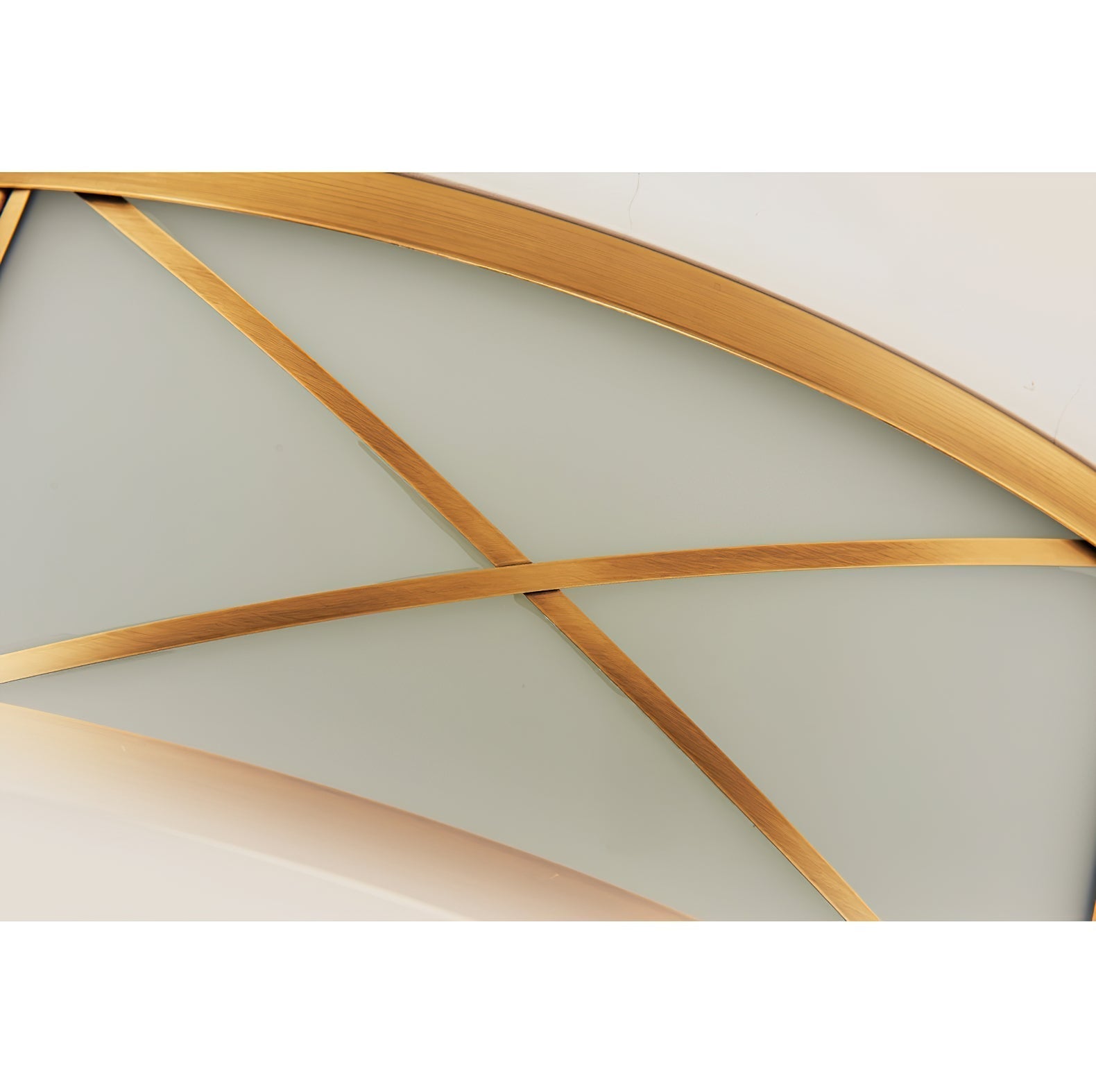 Vovene Modern Minimalist Brass Glass Ceiling Light - Lamp Copper