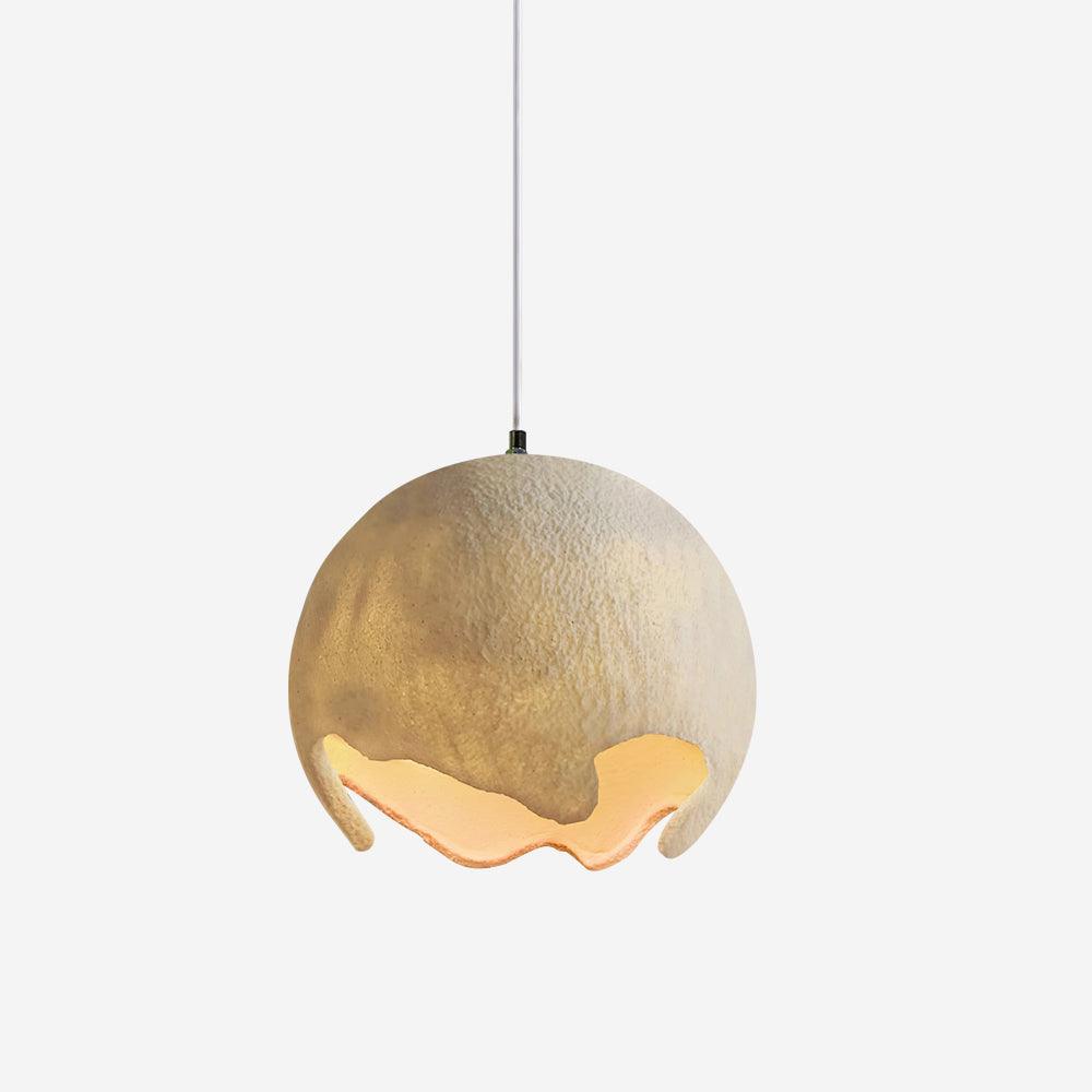 Moon Suspension Crater en Résine Curvilinéaire Minimaliste - Neutralighting