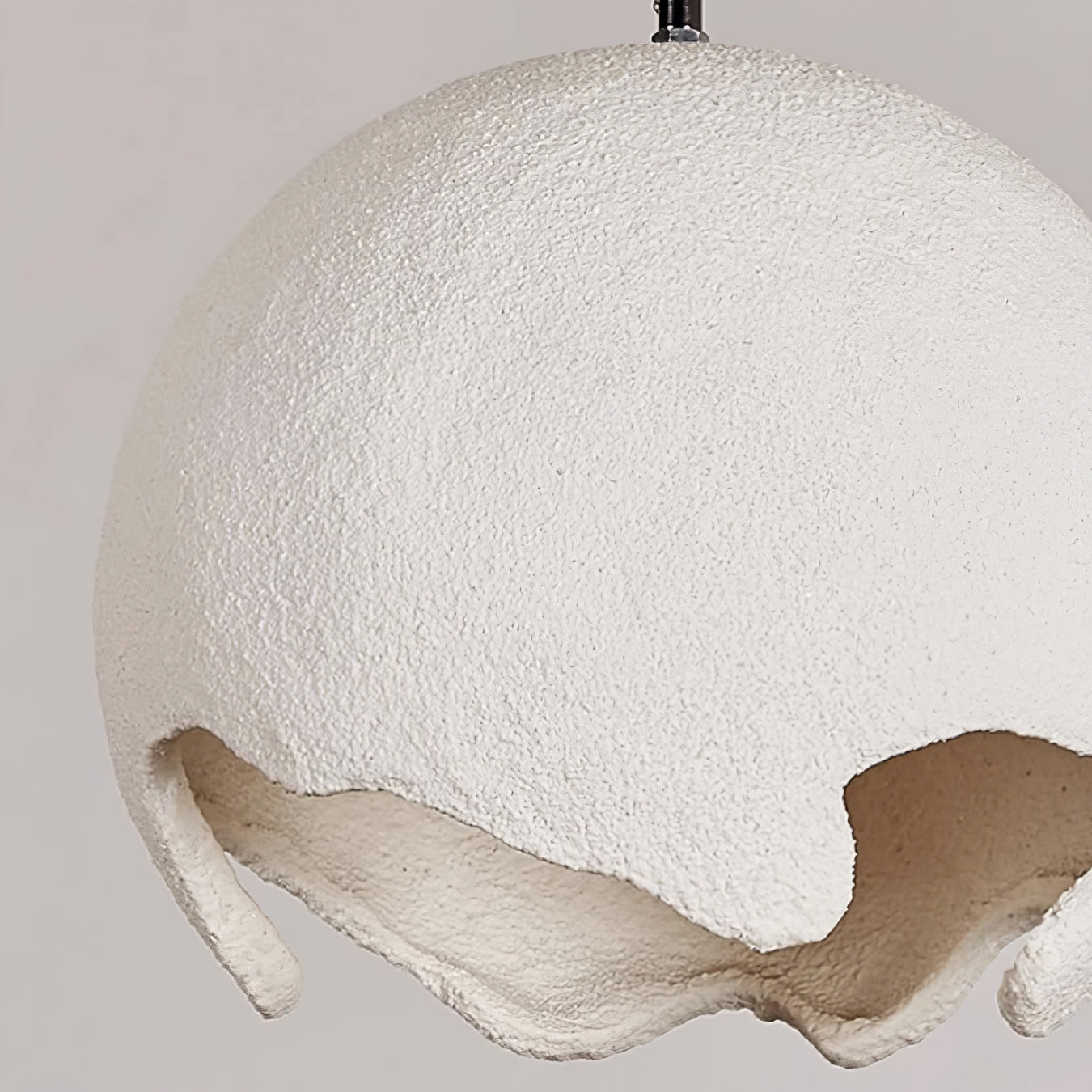 Moon Suspension Crater en Résine Curvilinéaire Minimaliste - Neutralighting
