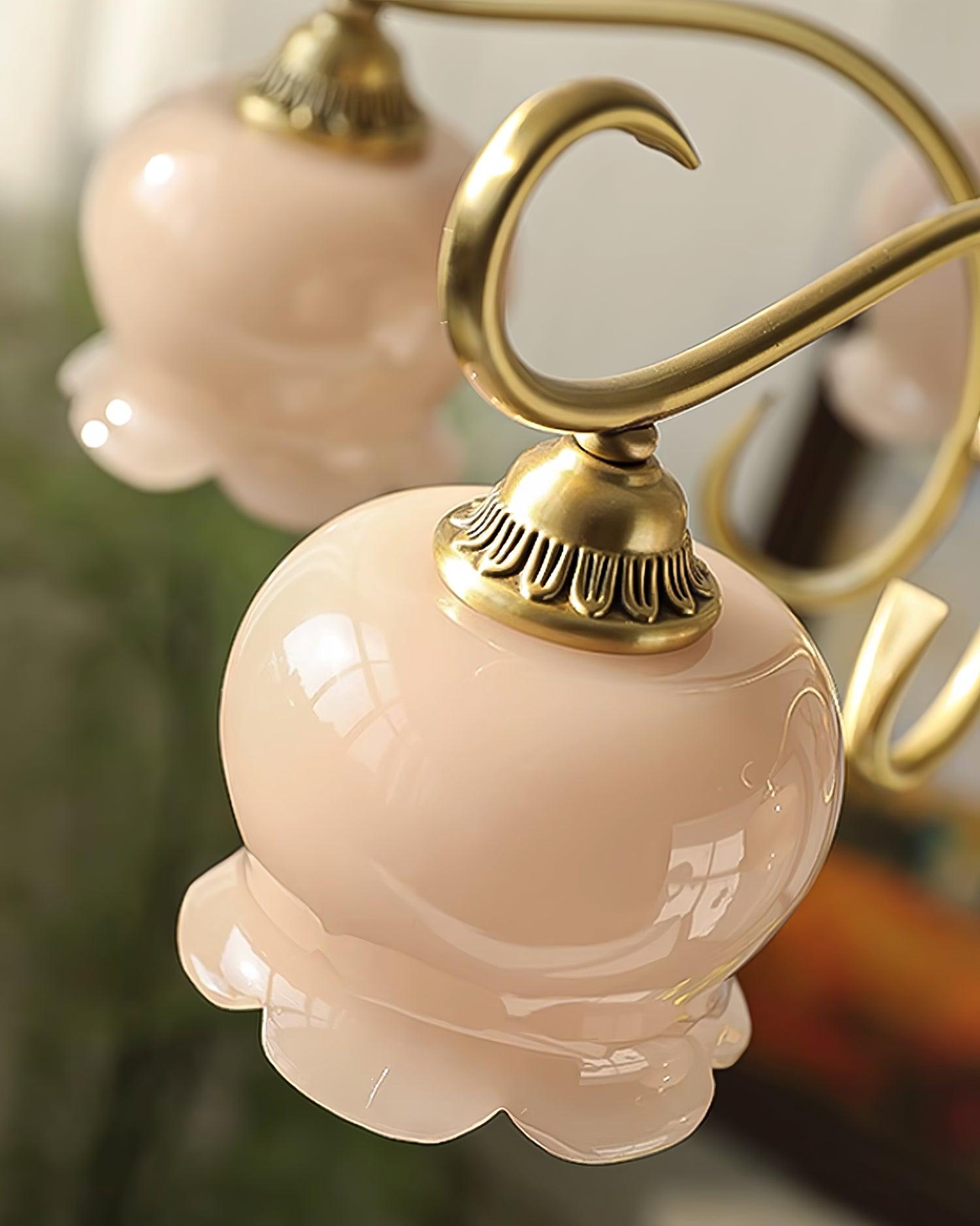 Mullan Lustre Laiton Résine Blanc Or - Neutralighting