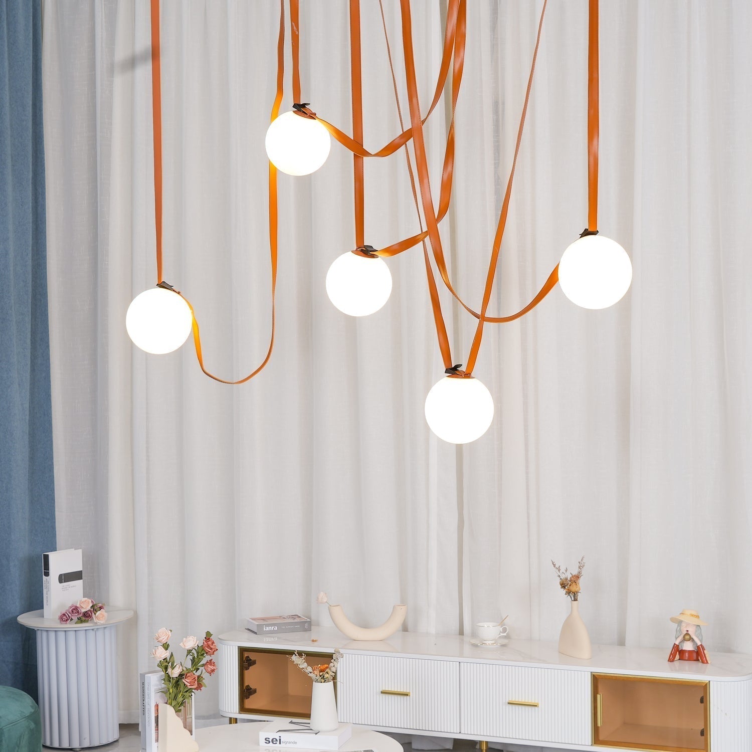 Multiple Belt Art Pendant Light - Blowlighting