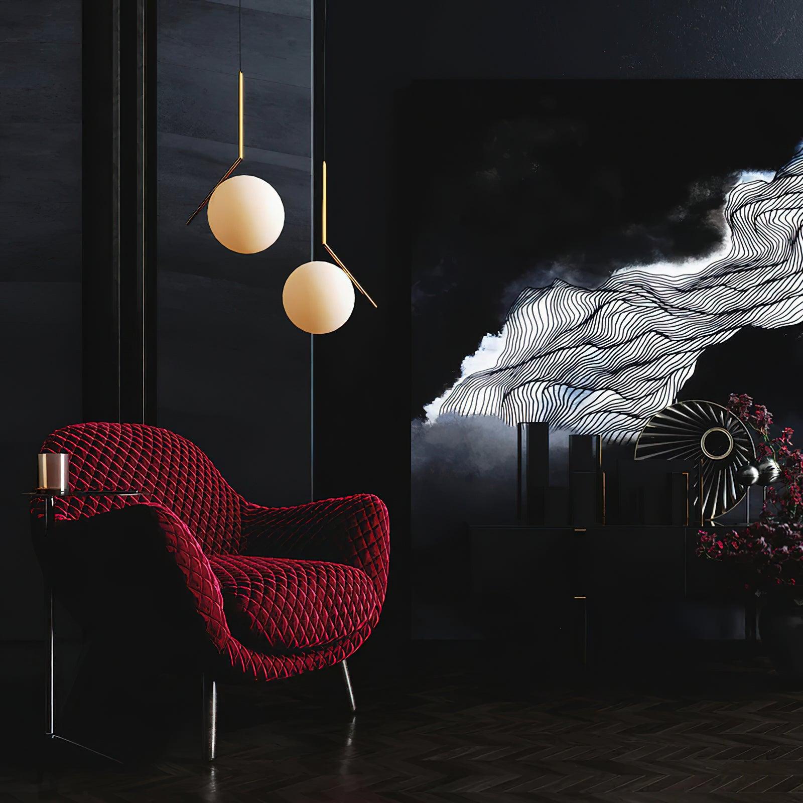 Linea Lampe Suspension Verre - Neutralighting