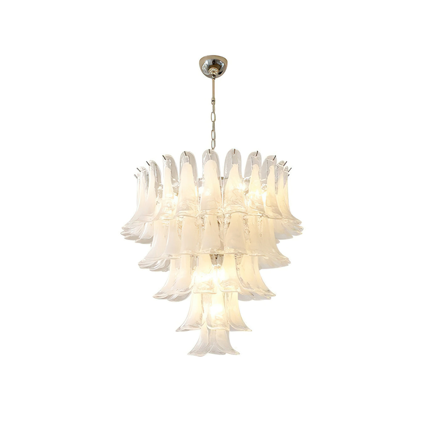 Orshaan Postmodern Luxury Metal Glass Chandelier - Lamp Copper