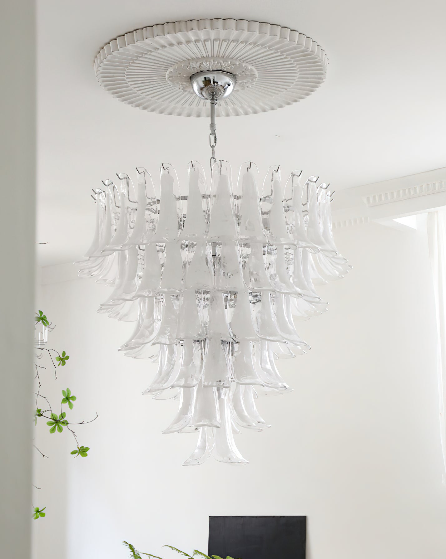 Orshaan Postmodern Luxury Metal Glass Chandelier - Lamp Copper