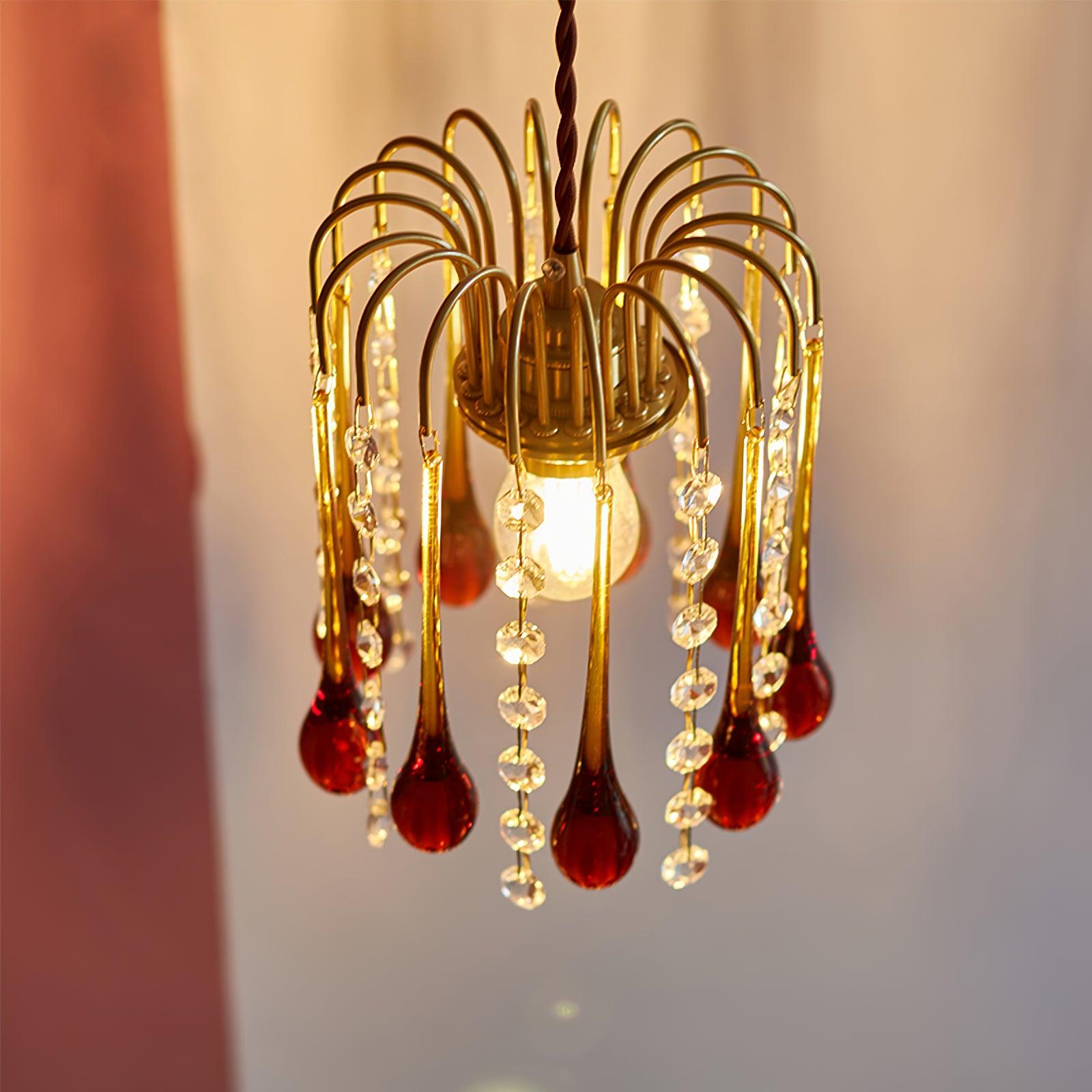 Murano Suspension en Cristal à Niveaux Cascade - Neutralighting