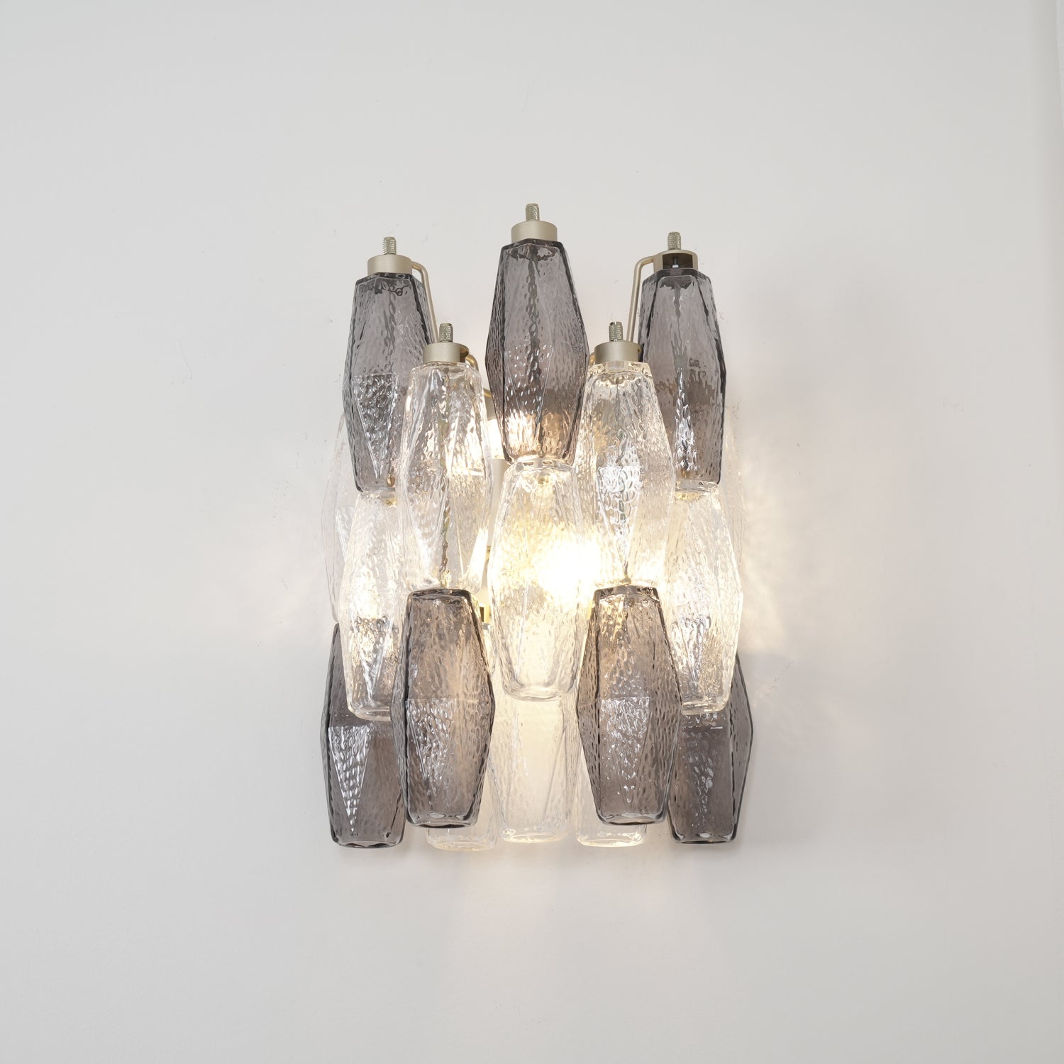 Aurora Wall Lamp Rhombus Glass Tiered - Letslighting