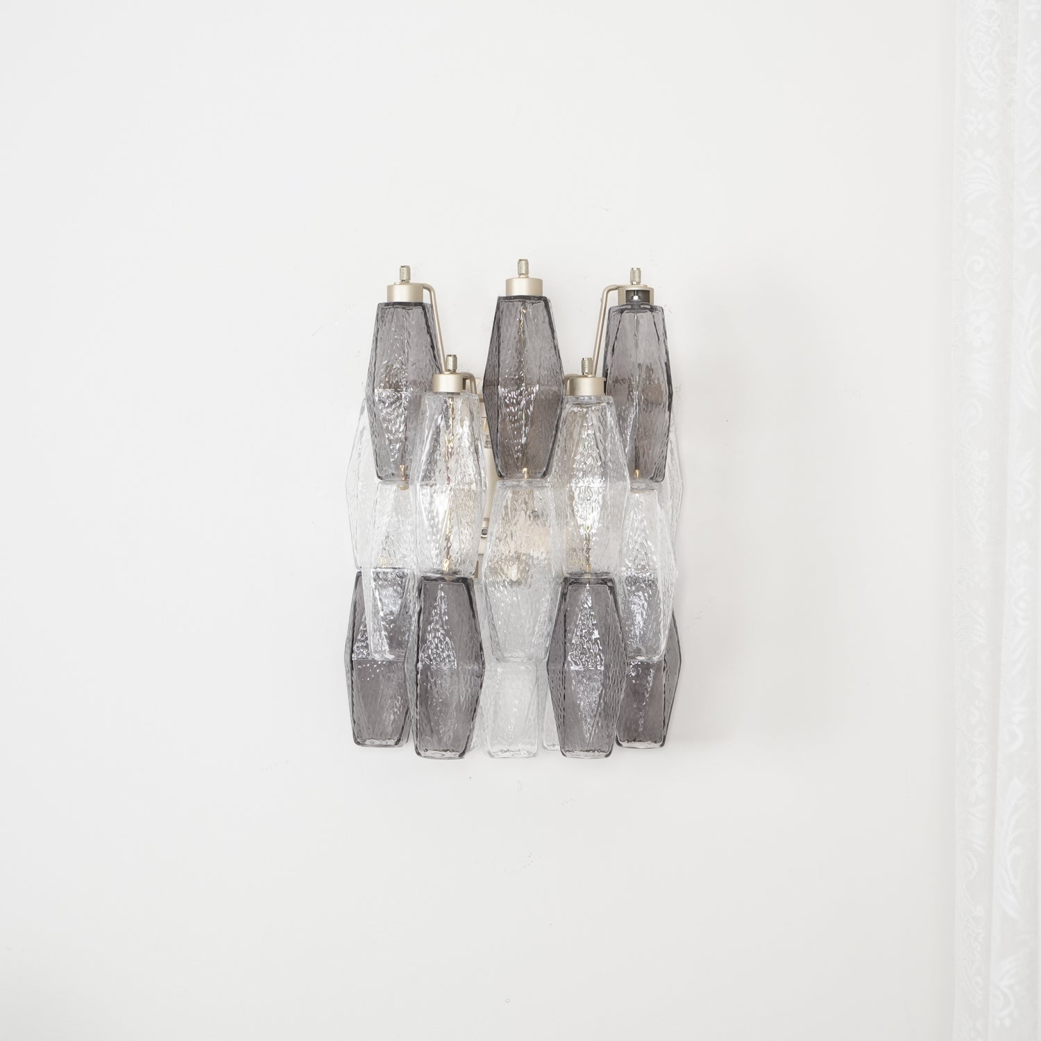 Aurora Wall Lamp Rhombus Glass Tiered - Letslighting