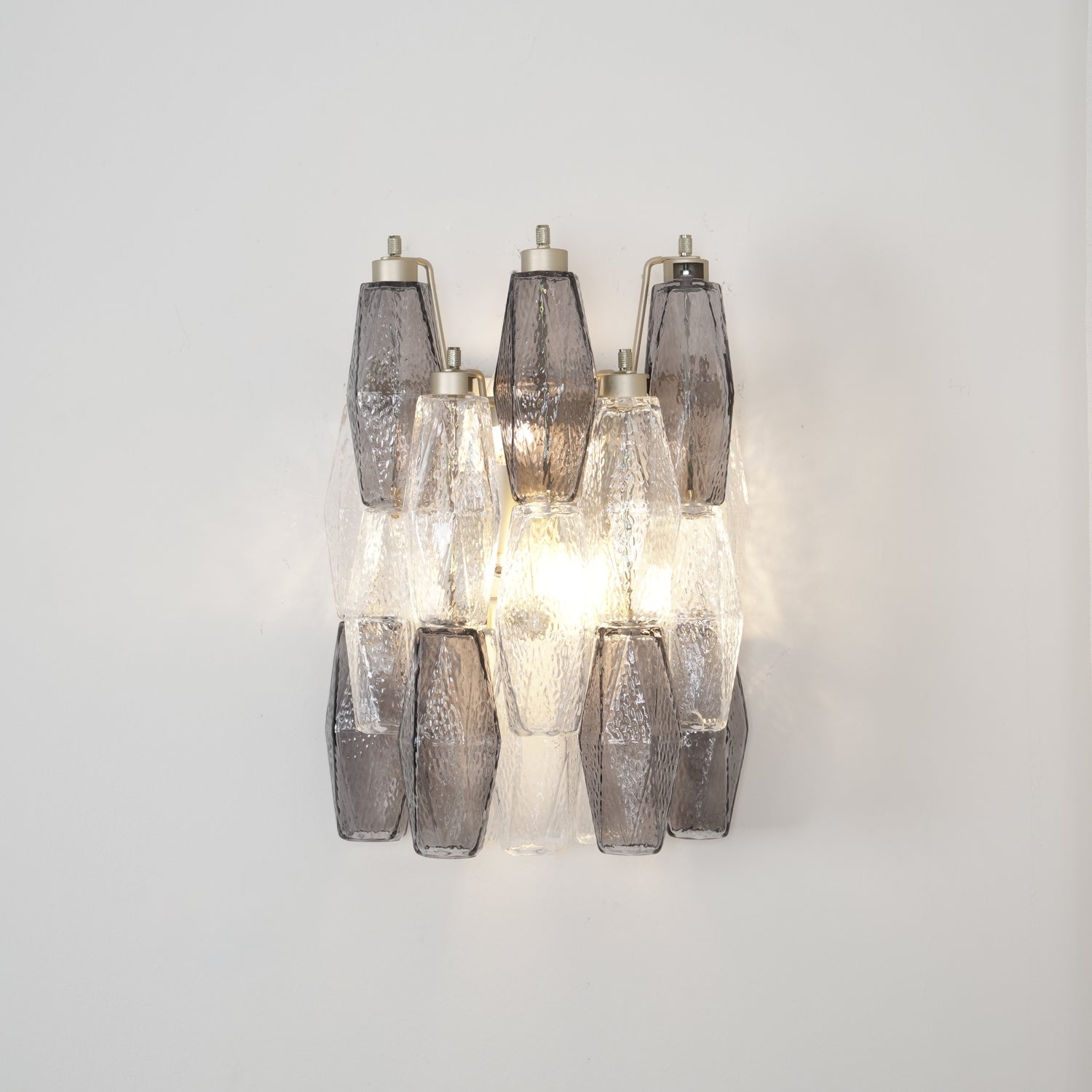 Aurora Wall Lamp Rhombus Glass Tiered - Letslighting