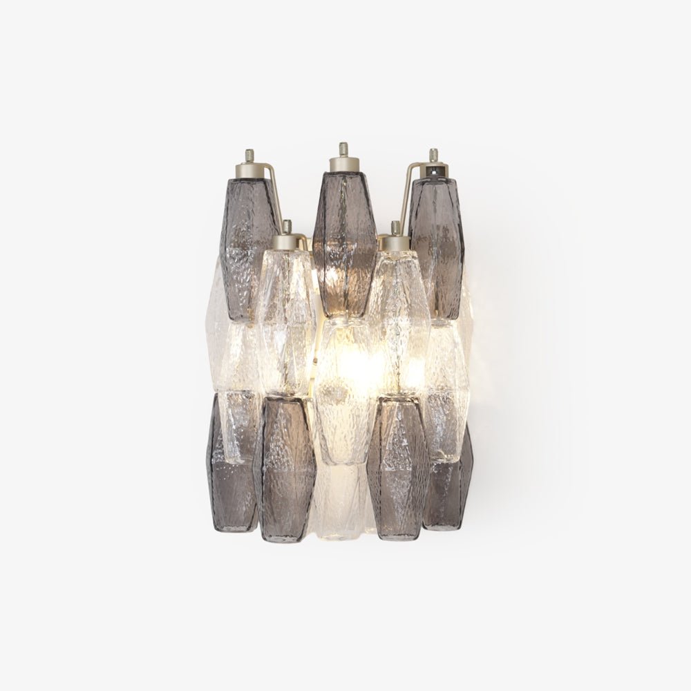 Aurora Wall Lamp Rhombus Glass Tiered - Letslighting