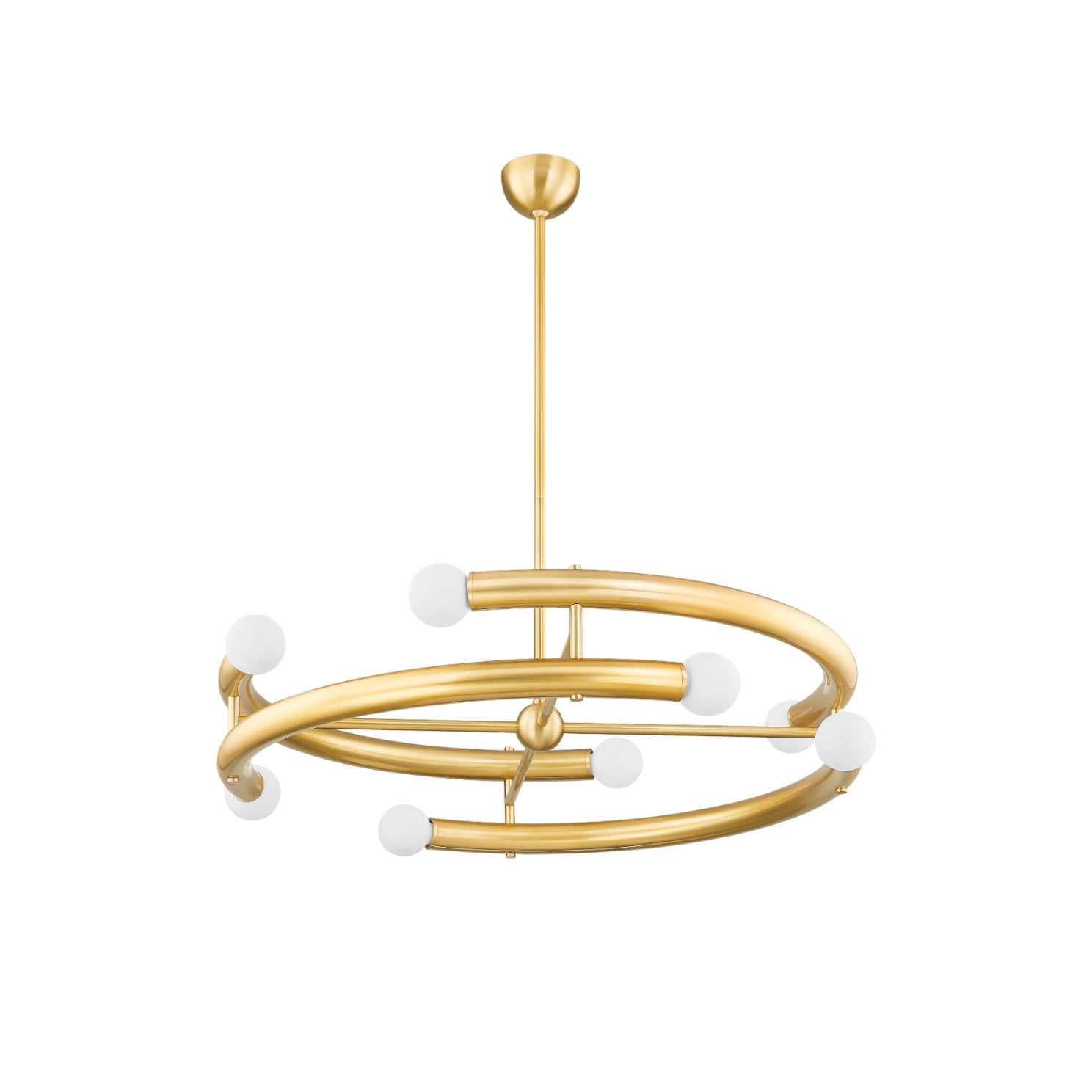 Cunorir Modern Minimalist Metal Chandelier - Lamp Copper