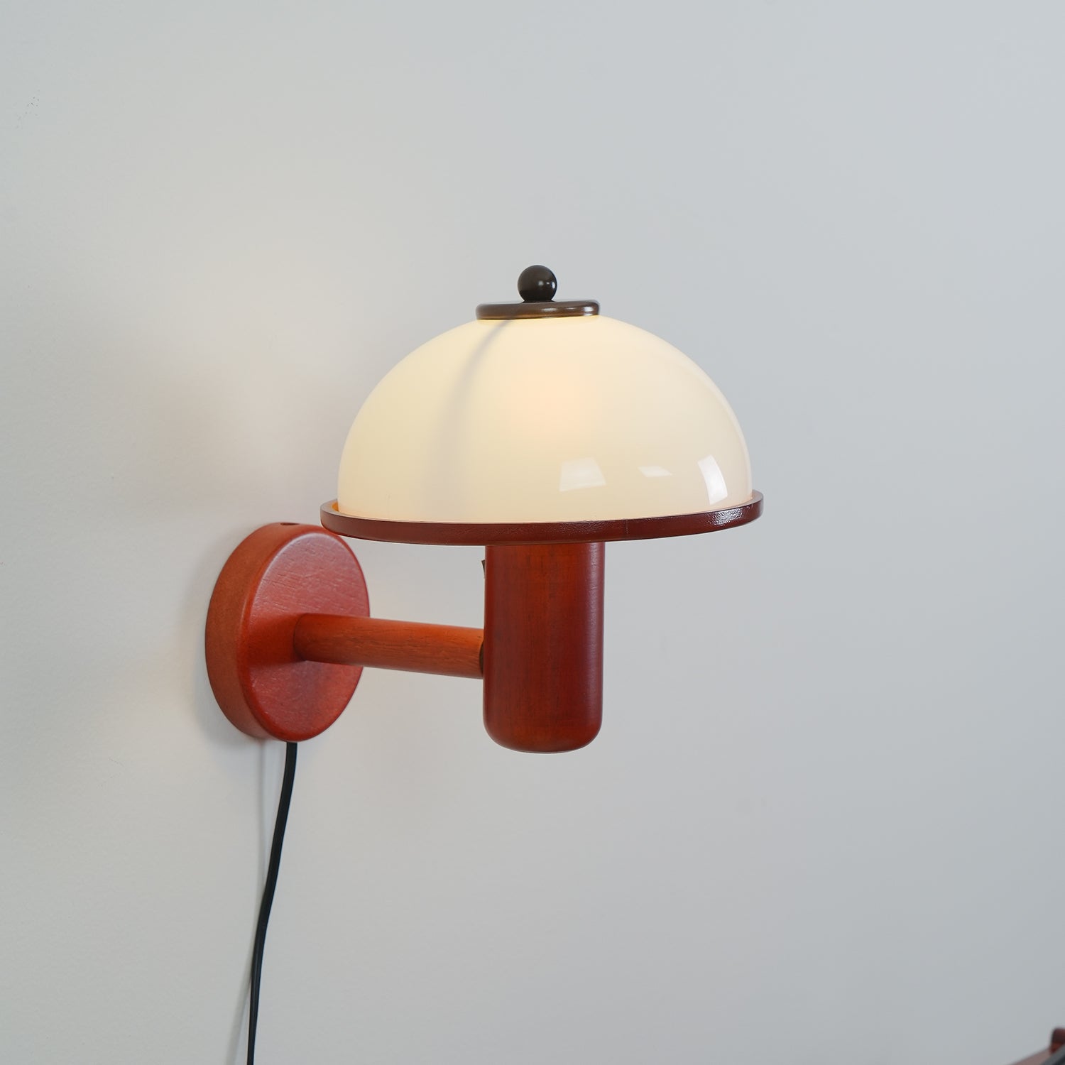 Lustra Applique Murale Champignon Bois de Chêne - Neutralighting