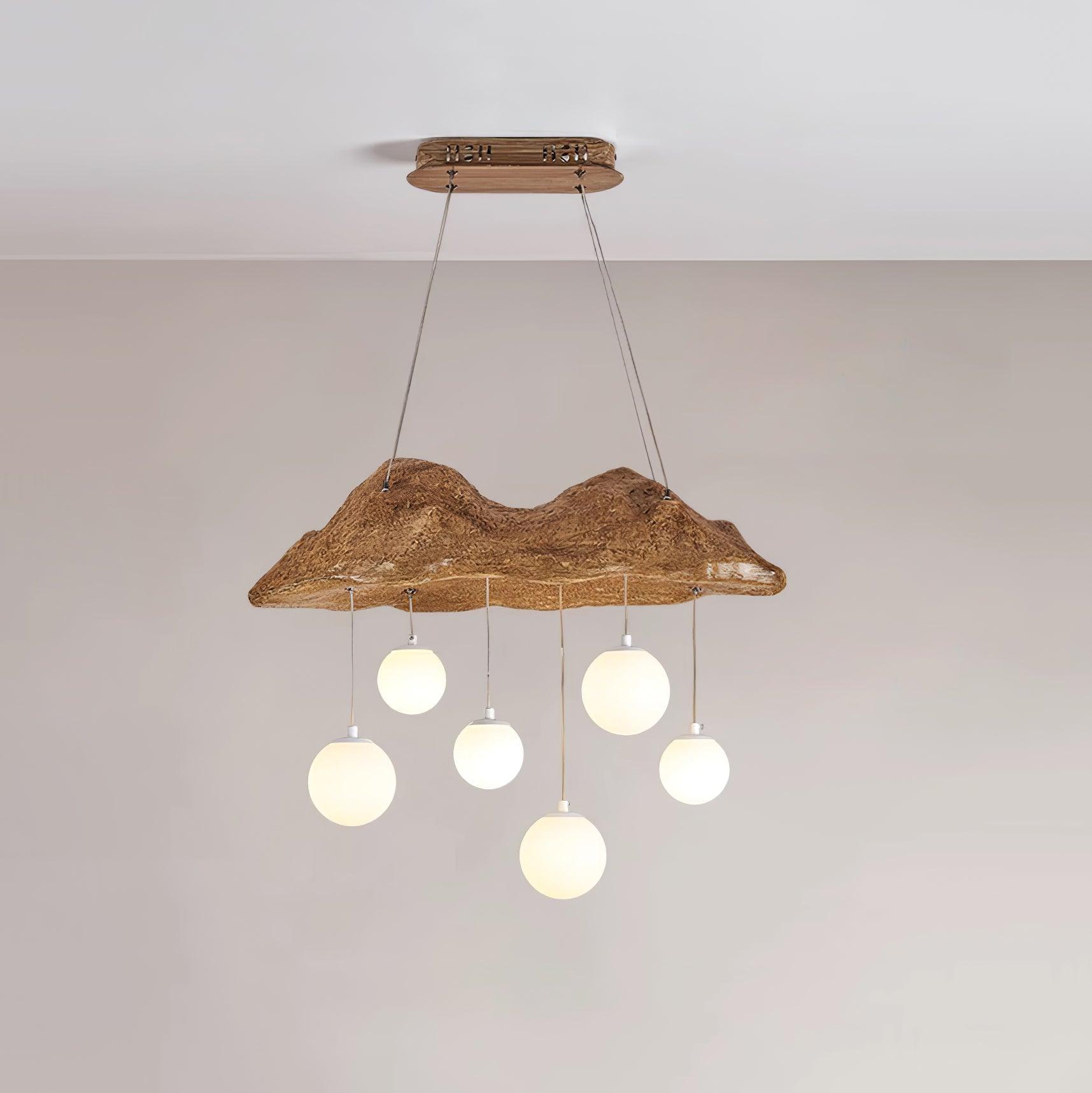 Mushroom Lustre Nuage Canopée Perforée Globes - Neutralighting