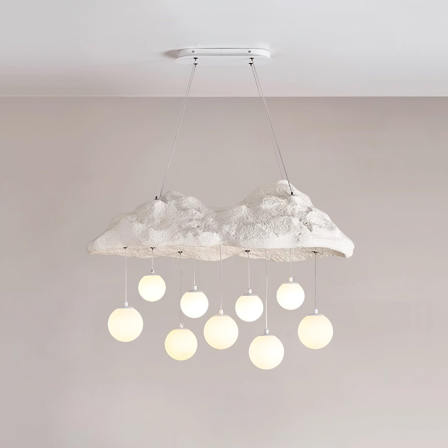 Mushroom Lustre Nuage Canopée Perforée Globes - Neutralighting
