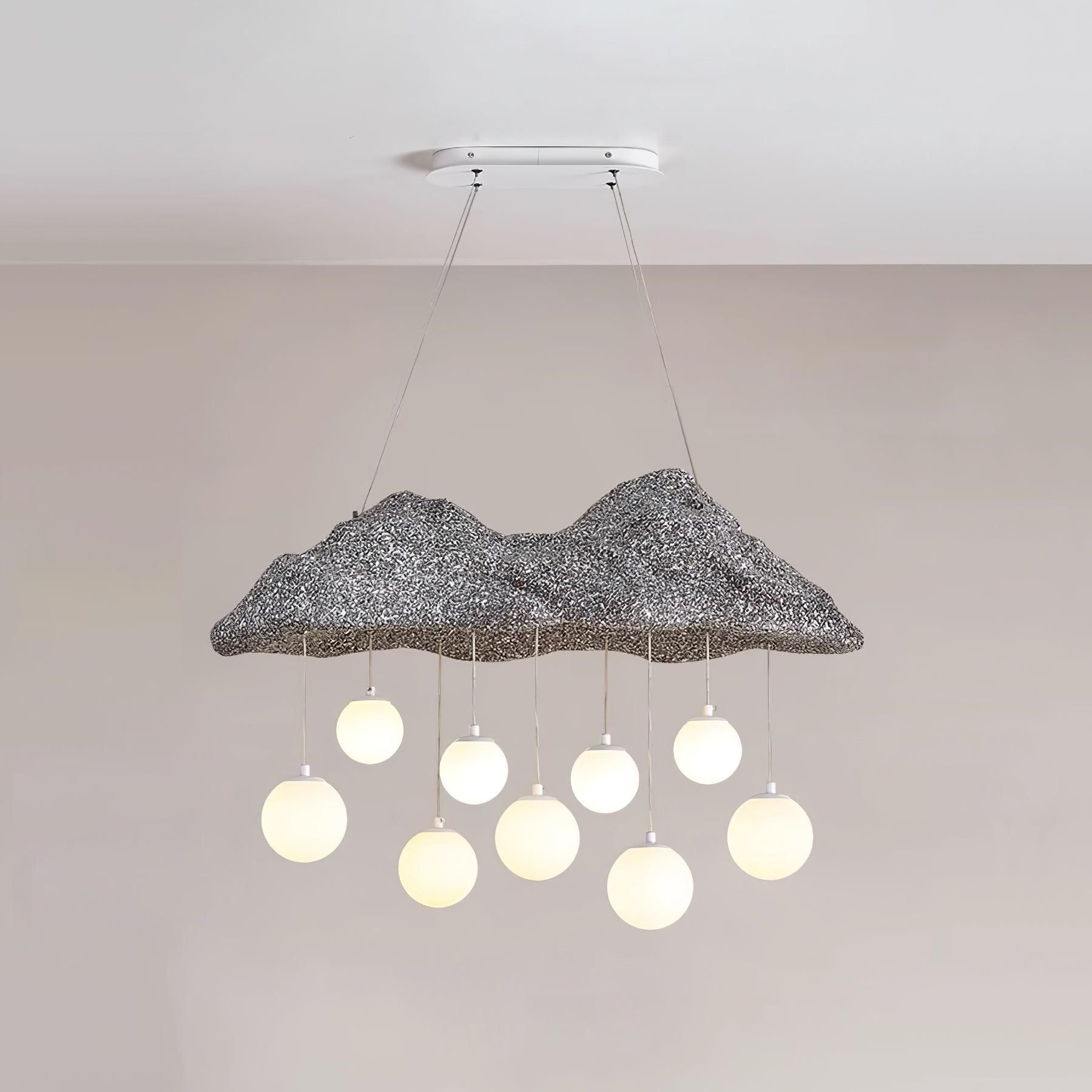 Mushroom Lustre Nuage Canopée Perforée Globes - Neutralighting