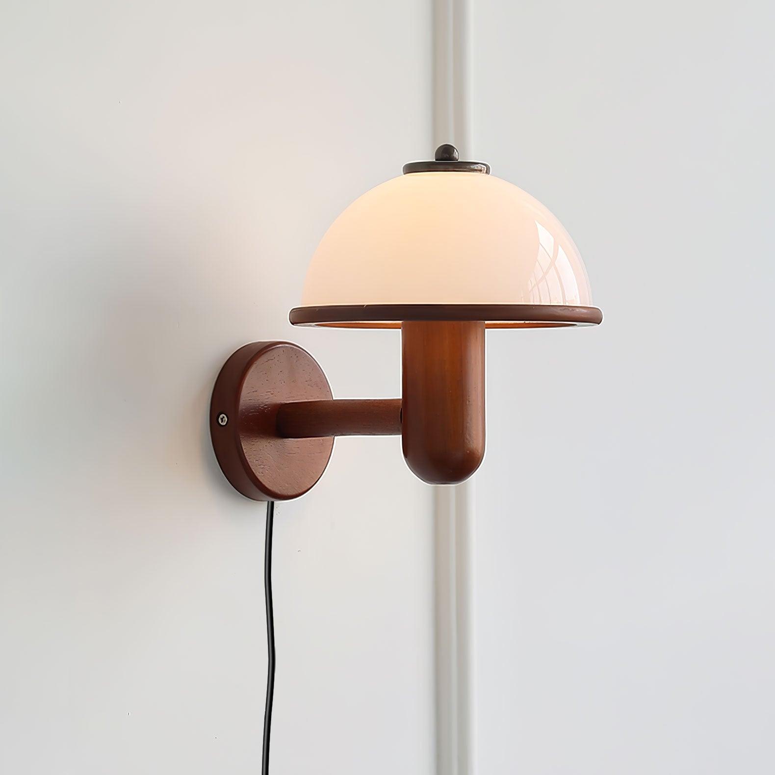 Lustra Applique Murale Champignon Bois de Chêne - Neutralighting
