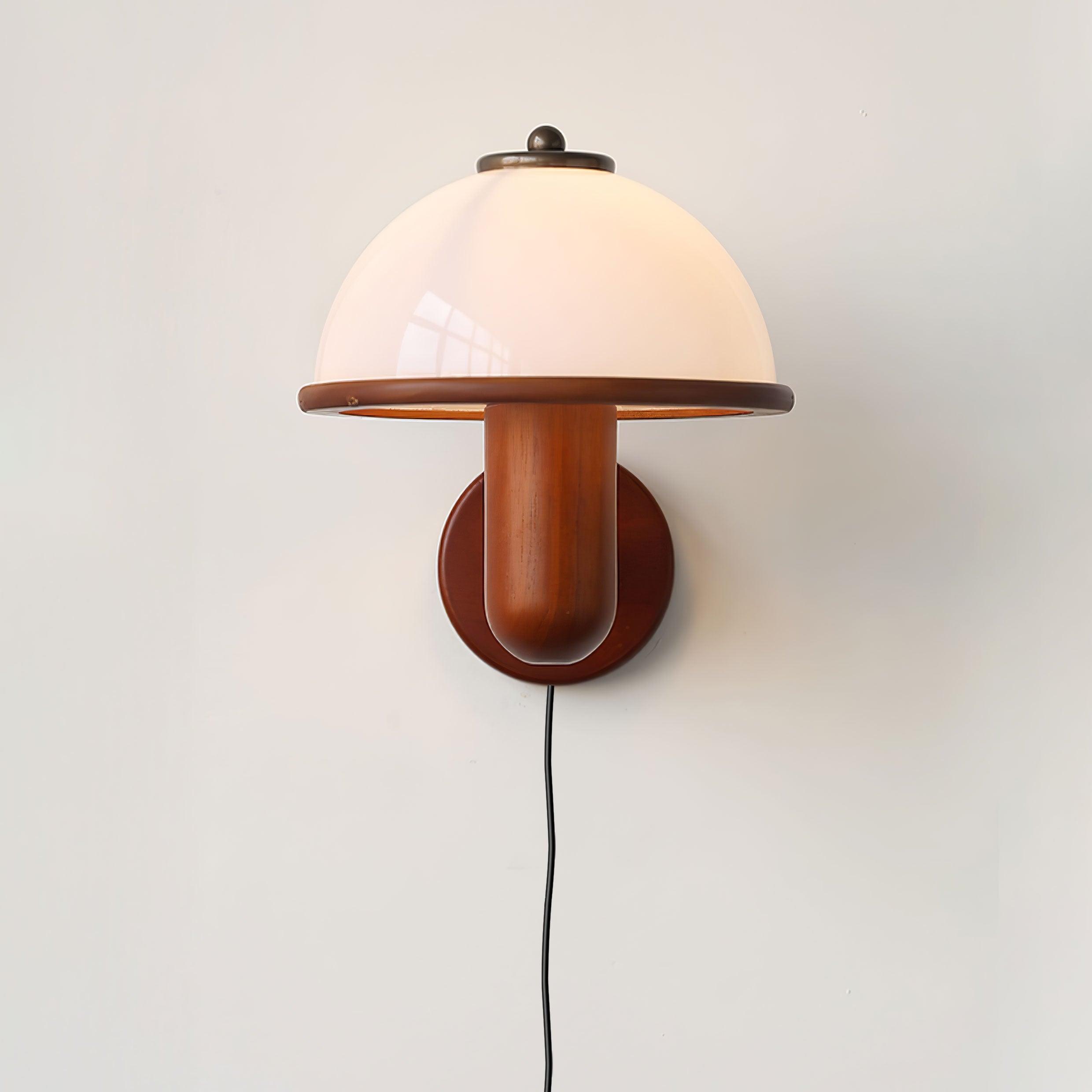 Lustra Applique Murale Champignon Bois de Chêne - Neutralighting