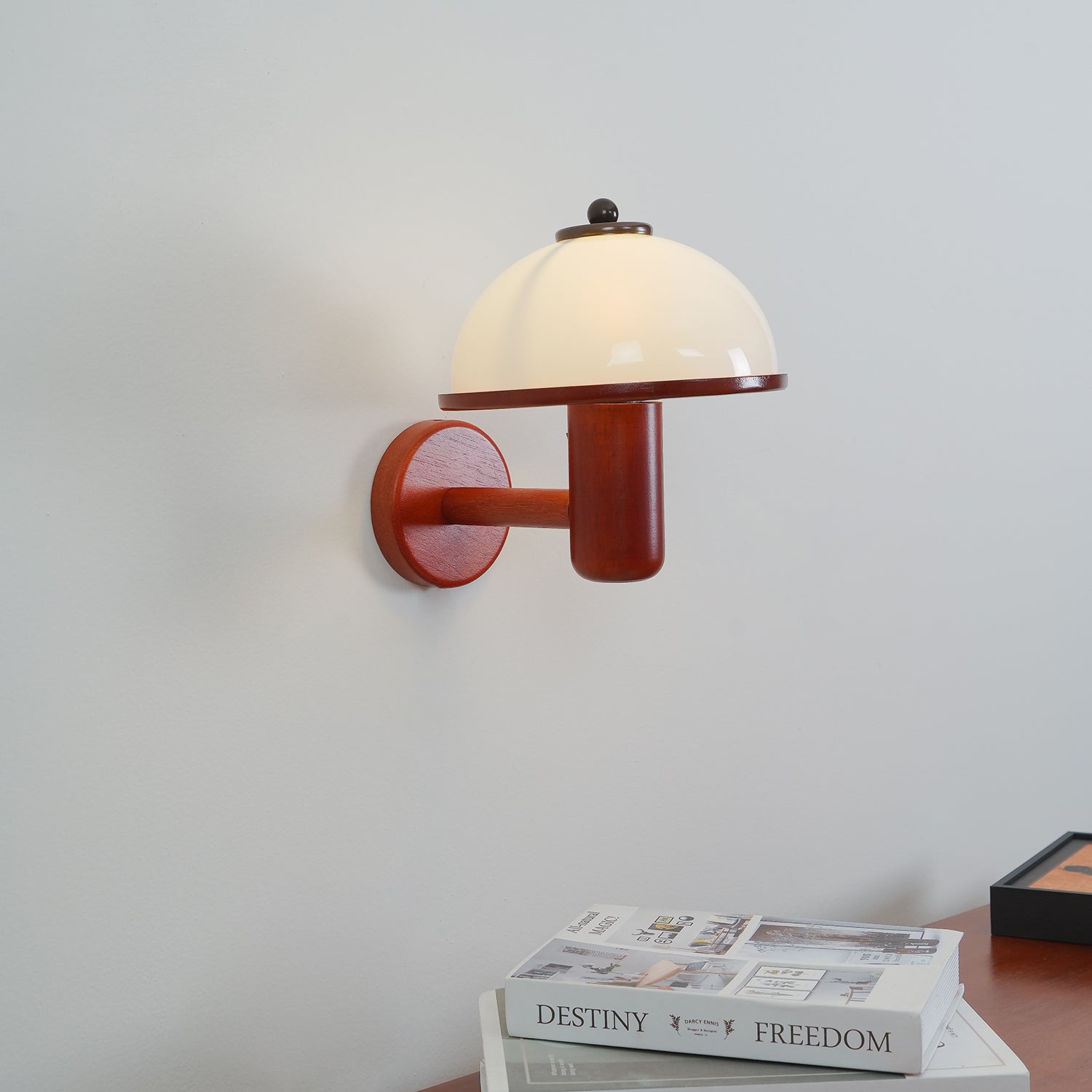 Lustra Applique Murale Champignon Bois de Chêne - Neutralighting