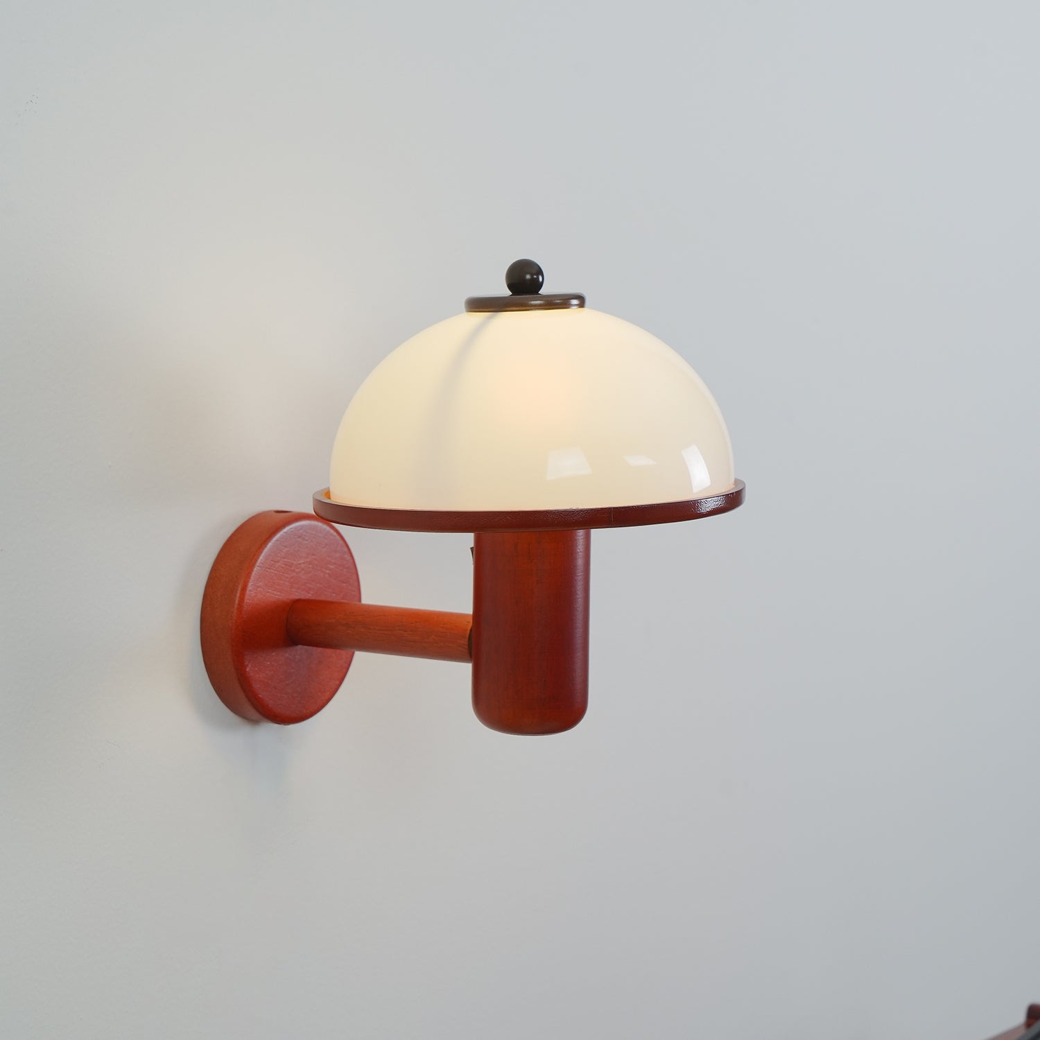 Lustra Applique Murale Champignon Bois de Chêne - Neutralighting