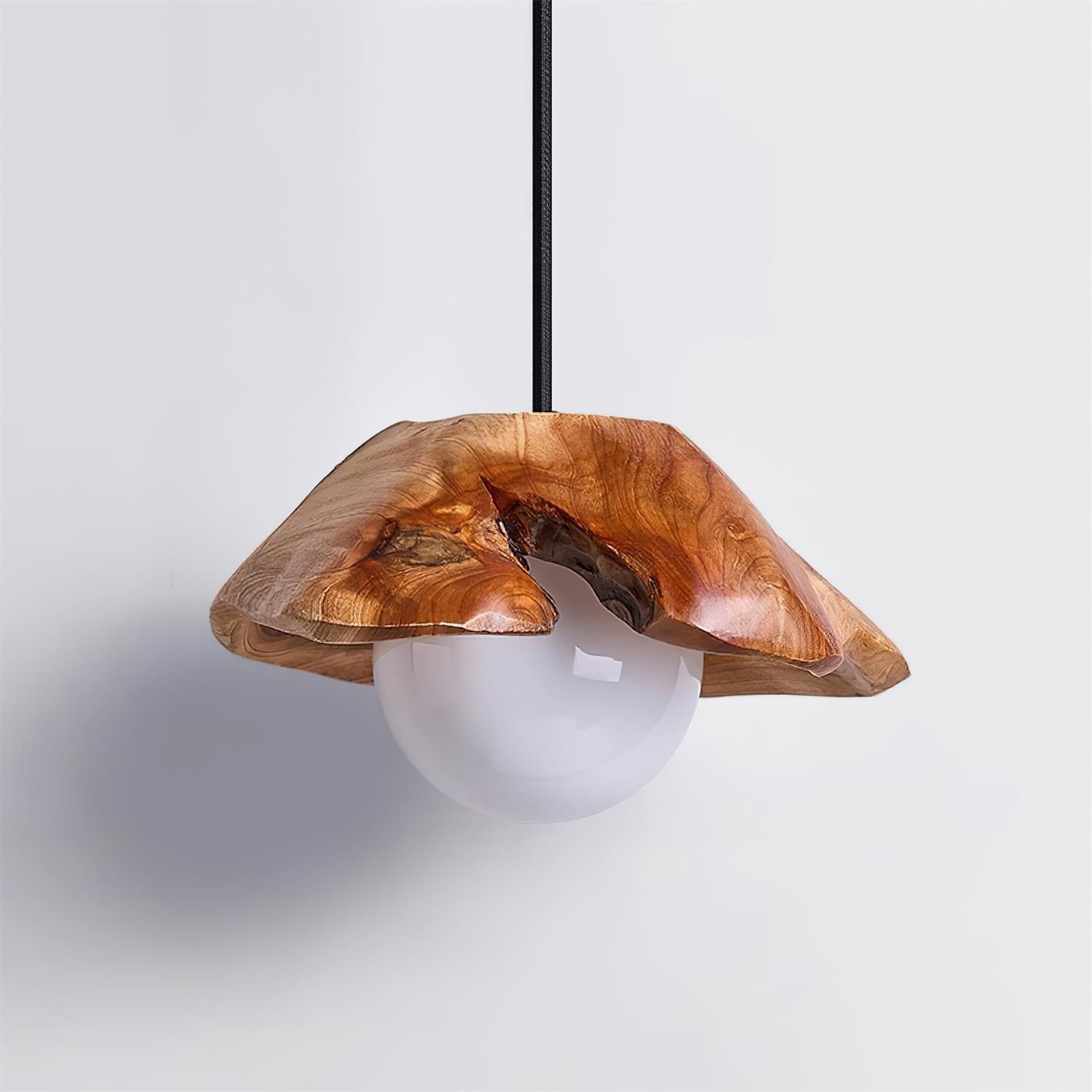 Myrtle Pendant Light Wood Glass - Letslighting