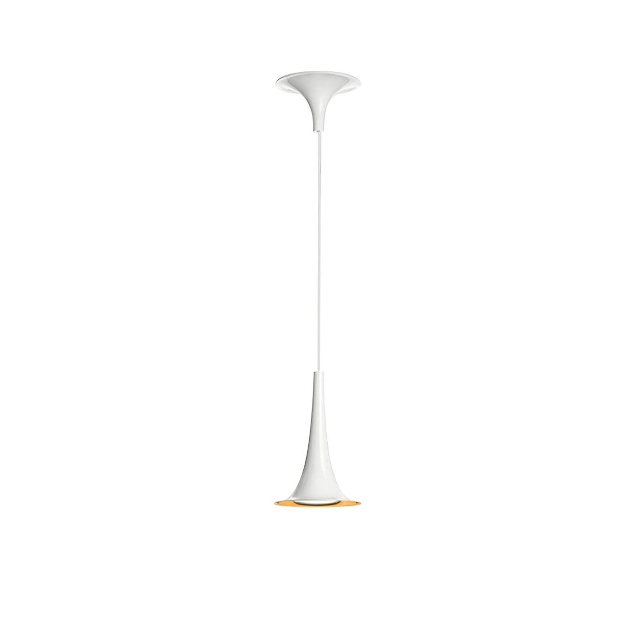 Solara Lampe suspendue en acrylique en forme de trompette contemporaine - Neutralighting