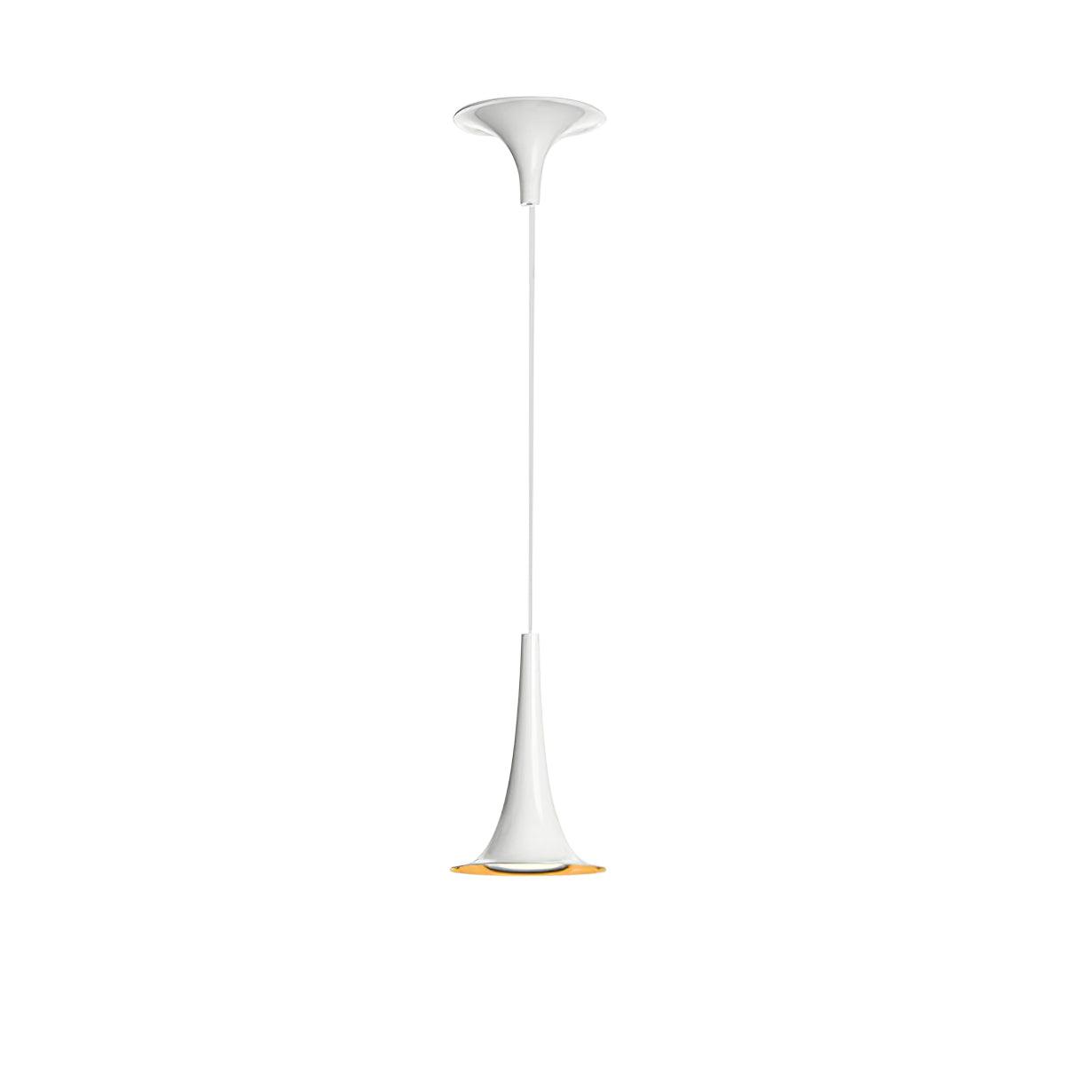 Solara Lampe suspendue en acrylique en forme de trompette contemporaine - Neutralighting